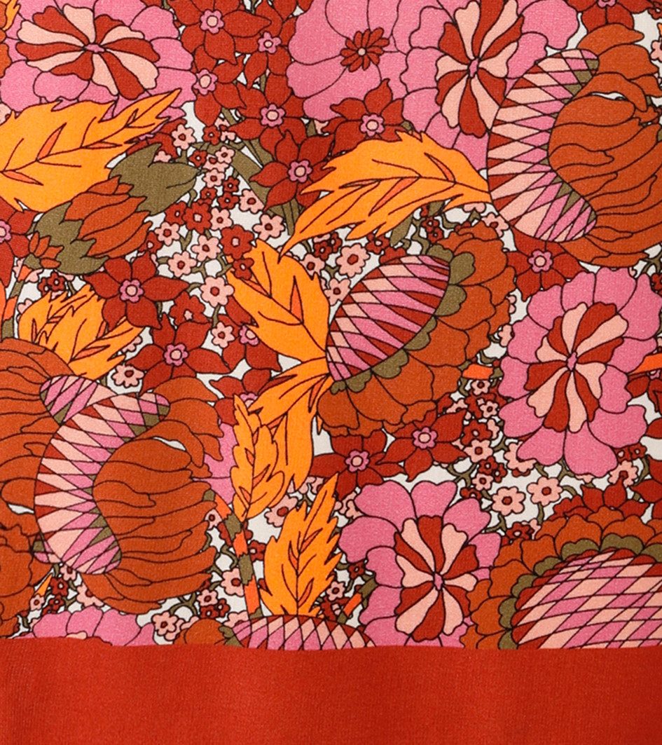 Aniston SELECTED Jerseykleid mit fantasiereichem Blumen- und Blütendruck