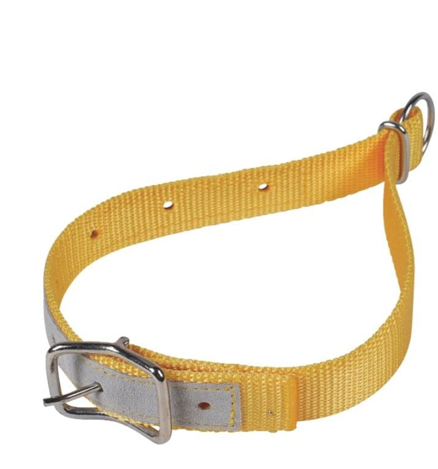 Horizont Tier-Halsband horizont Nylon-Halsriemen für Schafe lederverstärkt gelb