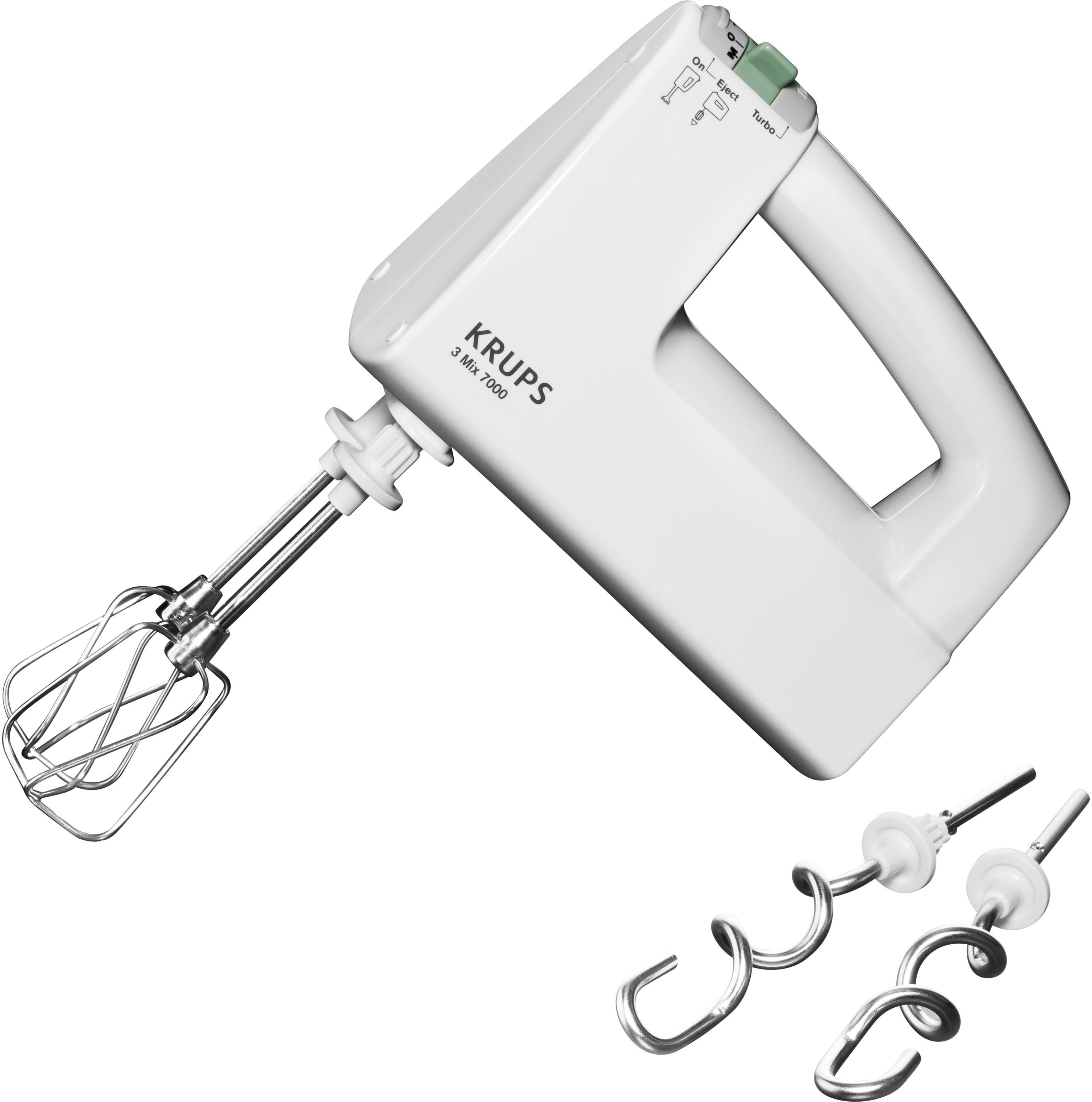 Krups Handmixer 3 MIX 7000 F6081, 500 W, ergonomischer Griff des Mixers