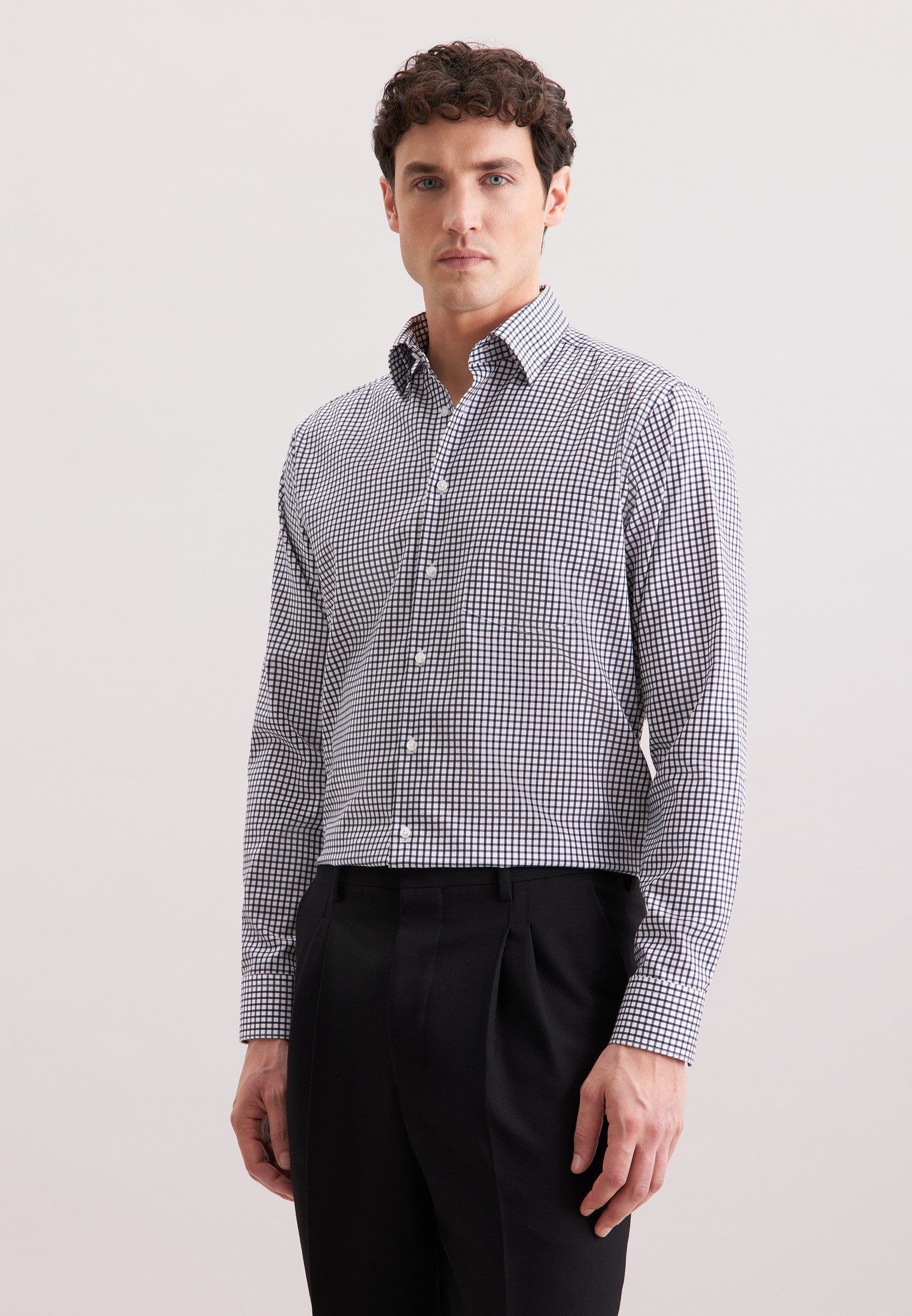 Businesshemd Schwarze Rose