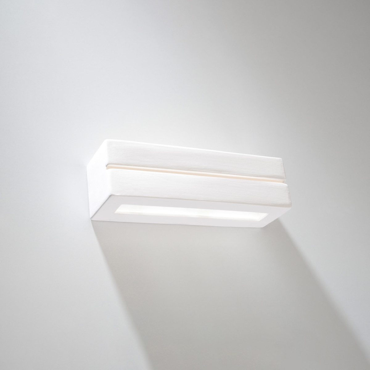 SOLLUX lighting Wandleuchte Wandleuchte Keramik Vega Line, Nicht enthalten