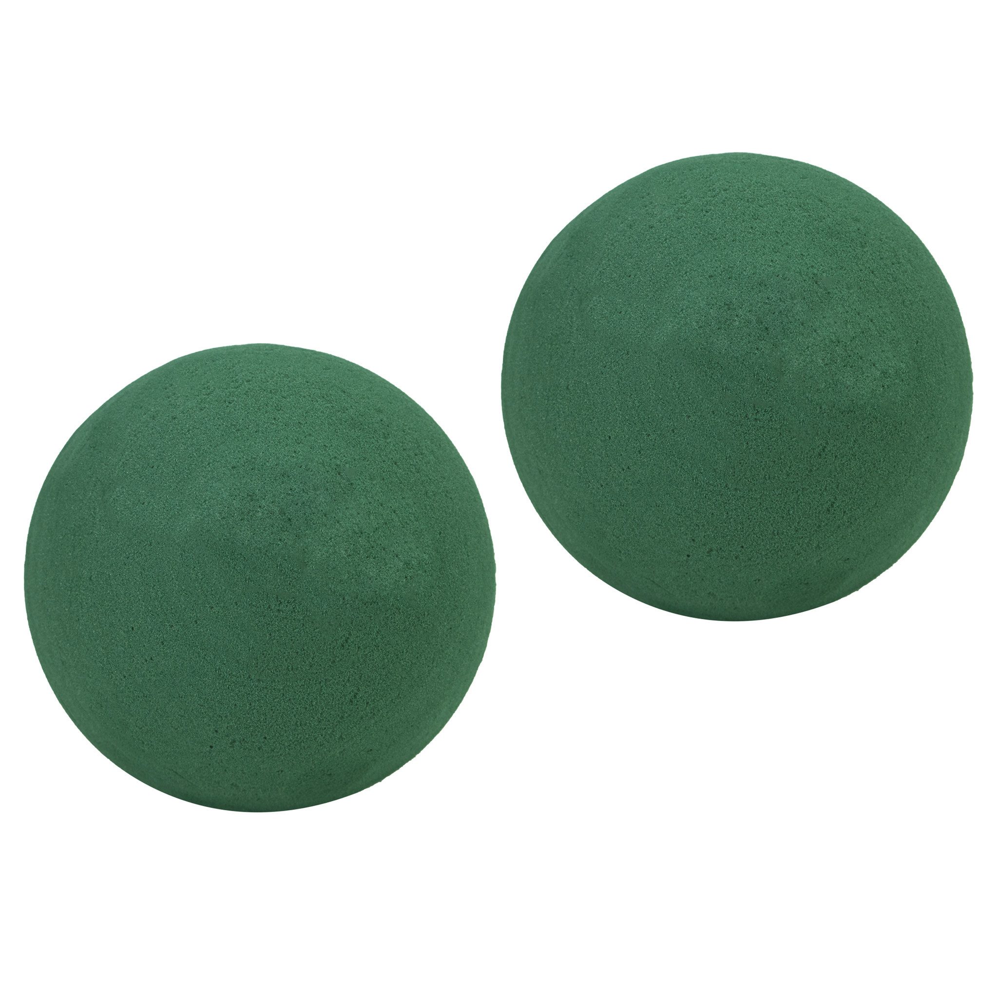 Creativery Bastelmoos, Nass Steckschaum Kugeln 12cm für Frischblumen 2er Set