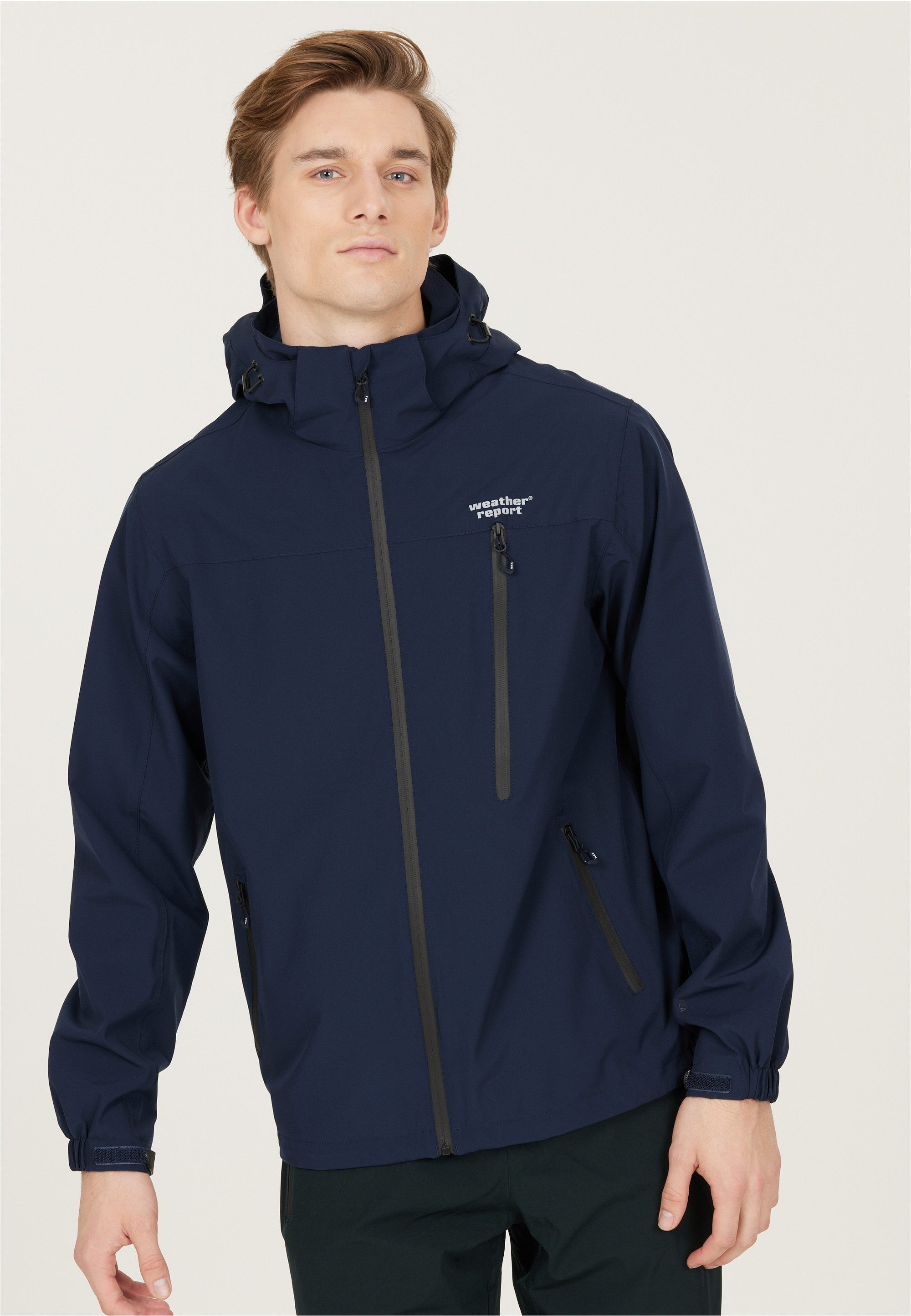 WEATHER REPORT Outdoorjacke DELTON W-PRO15000 ist atmungsaktiv, wasser- und winddicht