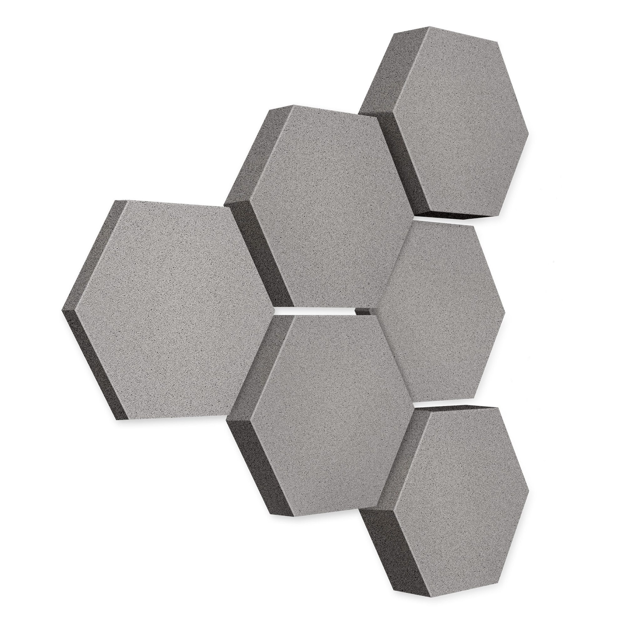 platino24 Akustikplatte Edition LOFT 6 Elemente 3D I Ø 300mm, Schalldämmung Wand & Decke