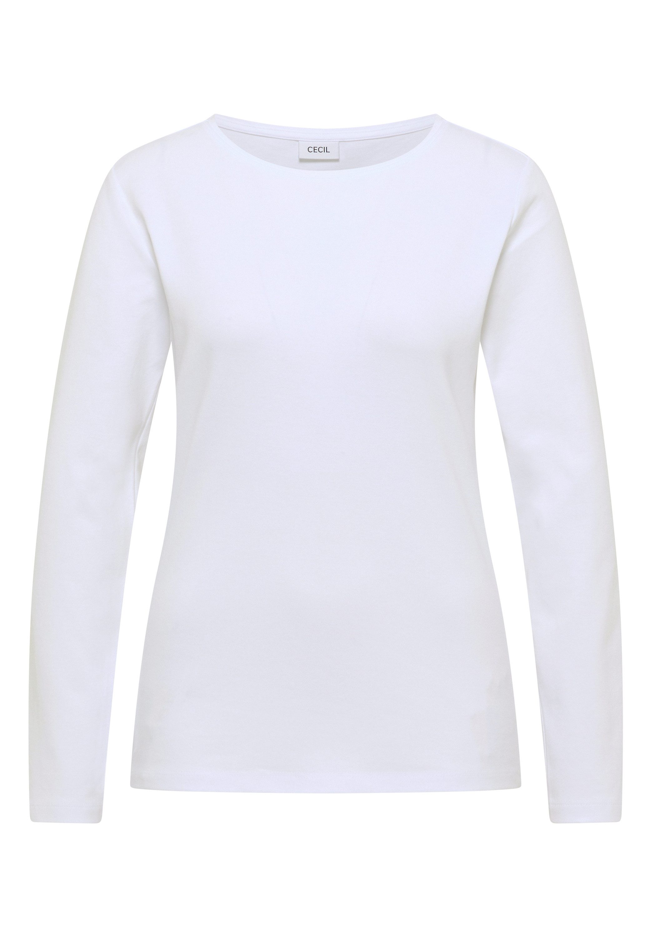 CECIL Langarmshirt aus reiner Baumwolle – Bild 4 von 5