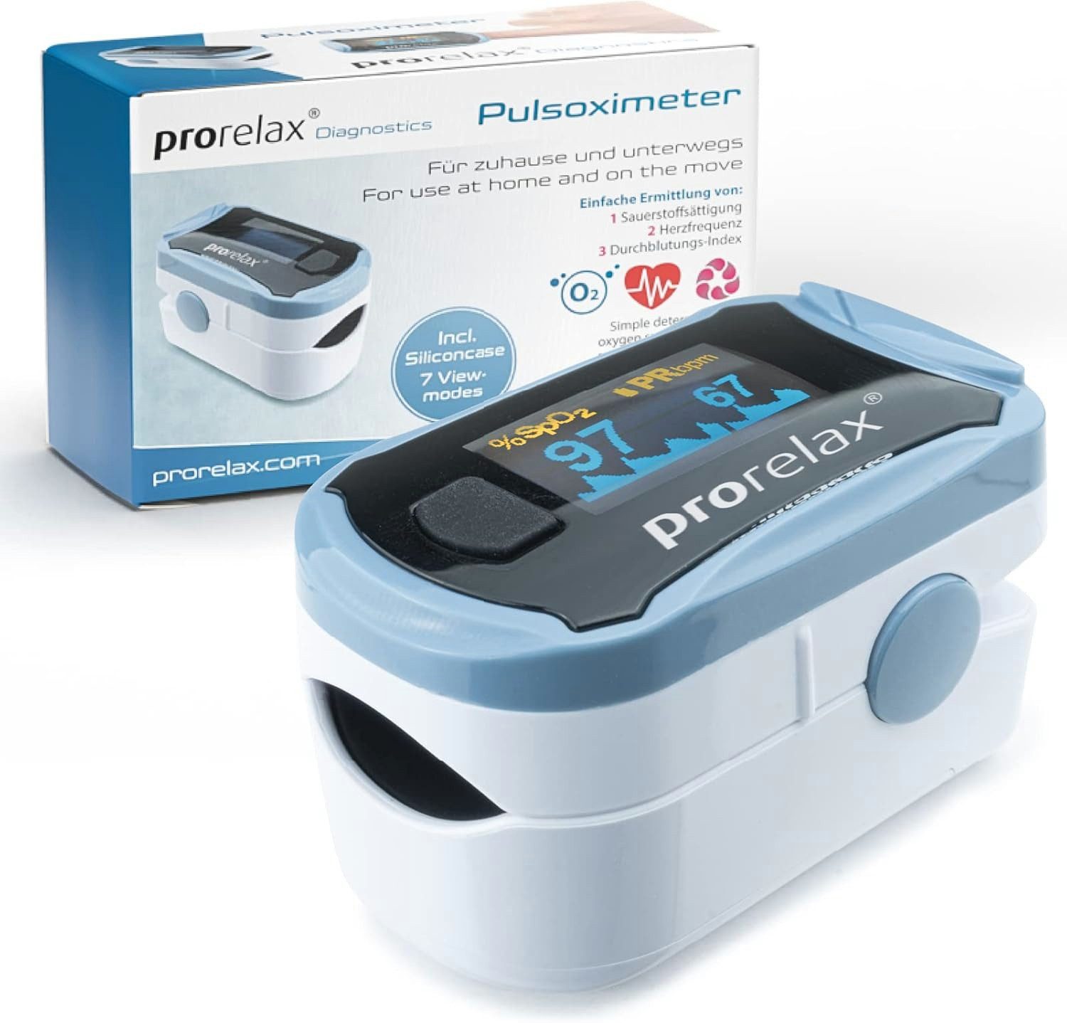 prorelax Pulsoximeter PRORELAX12021 LED-Display