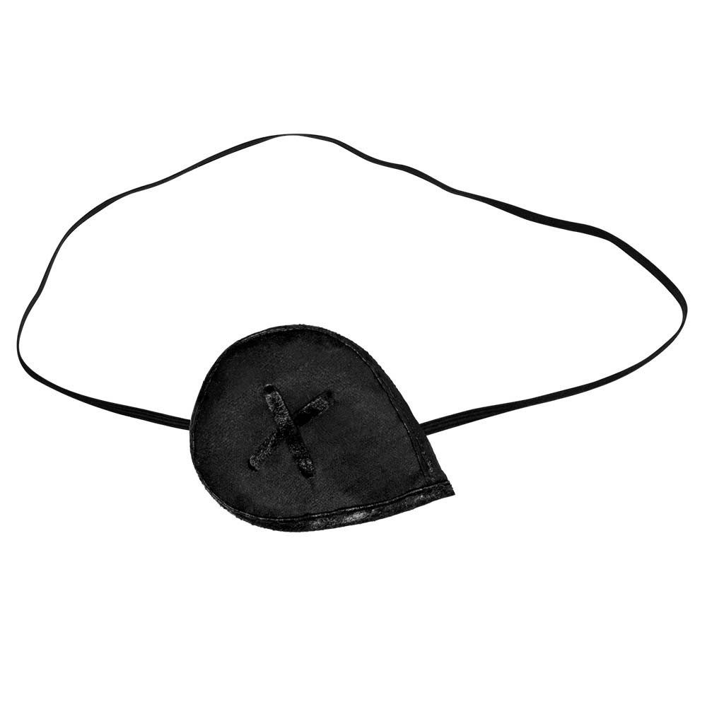 Kostüm Piraten-Augenklappe schwarz