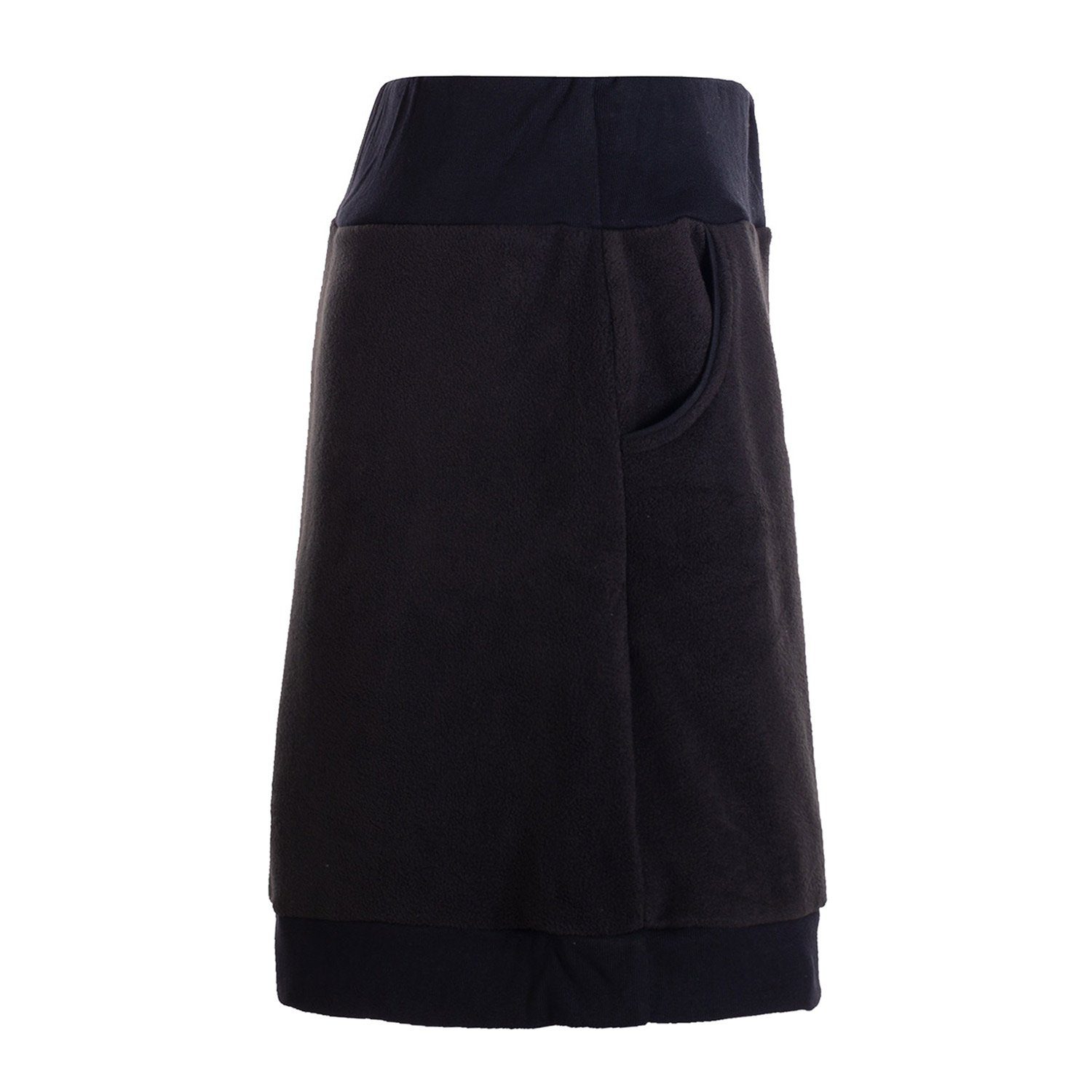 Vishes Minirock Thermorock warmer Damen Winterrock kurz Minirock aus ECO-Fleece Hippie, Retro Style