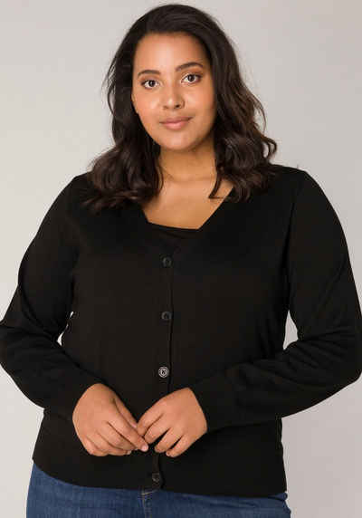 Base Level Curvy Cardigan BAS-YVONNE