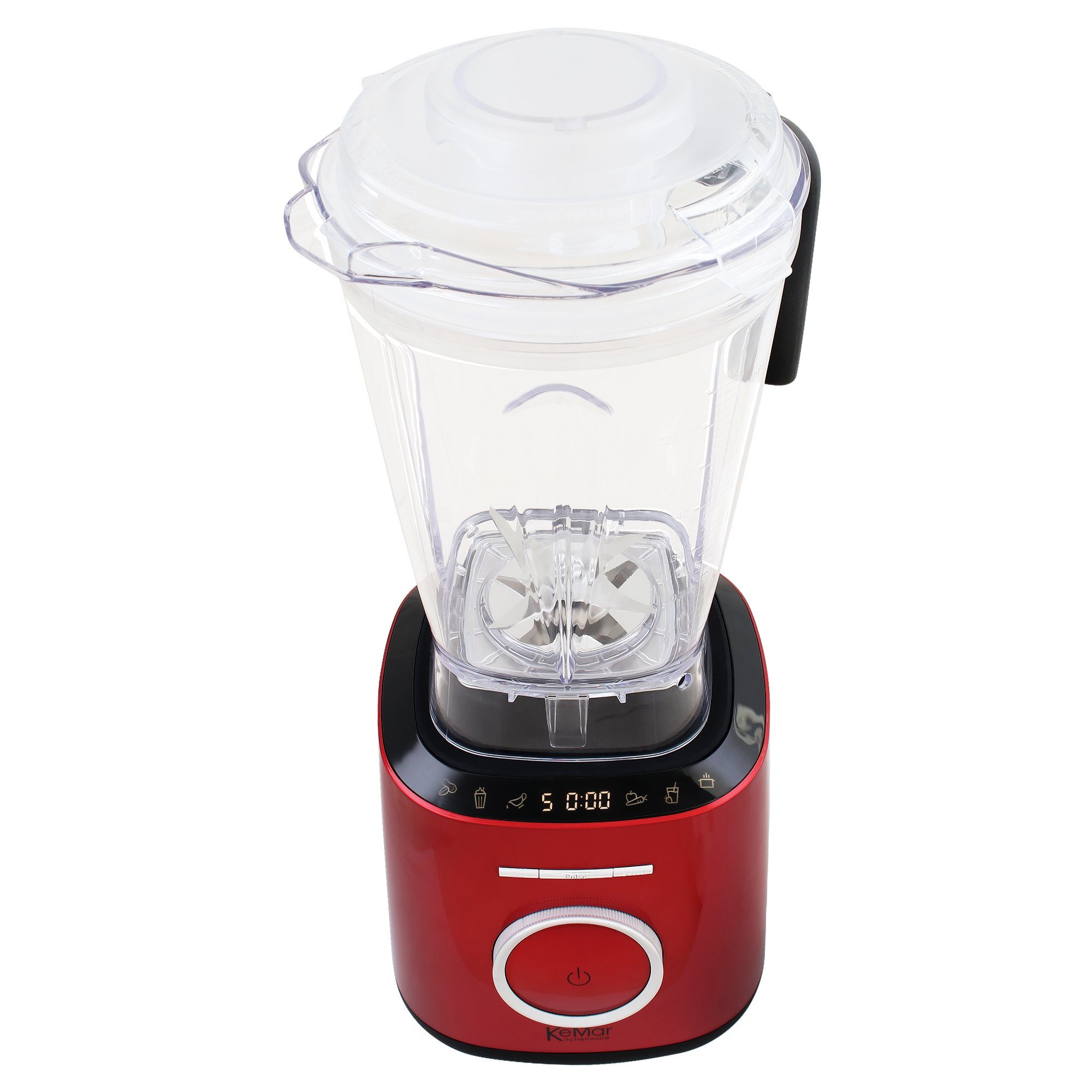 KeMar Kitchenware Standmixer KSB-300, 1500 W, Touch Display, 6 Programme, Pulsefunktion