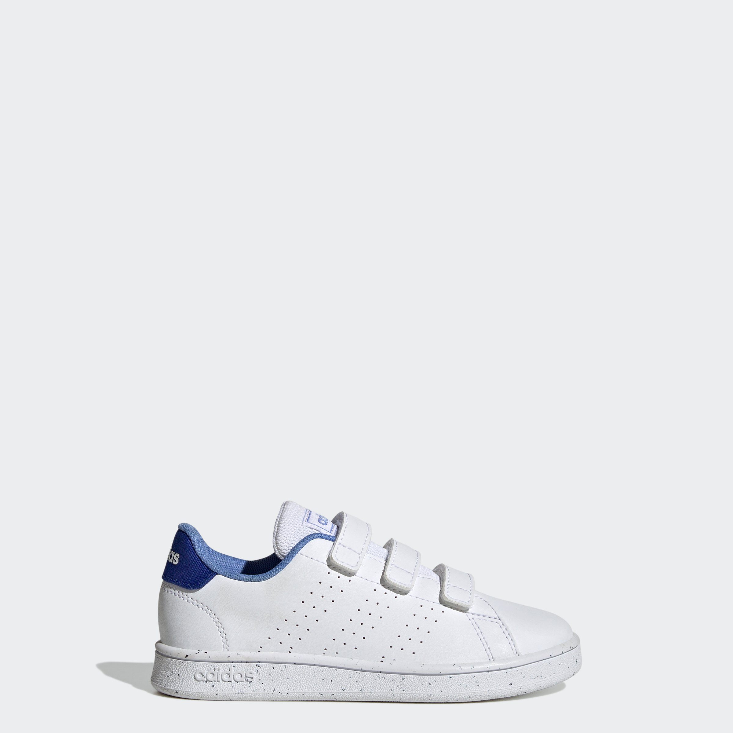 Fusion adidas adidas HOOK-AND-LOOP Stan Sneaker den / Blue des White Sportswear / White LIFESTYLE Cloud Design ADVANTAGE COURT Smith Spuren auf Cloud