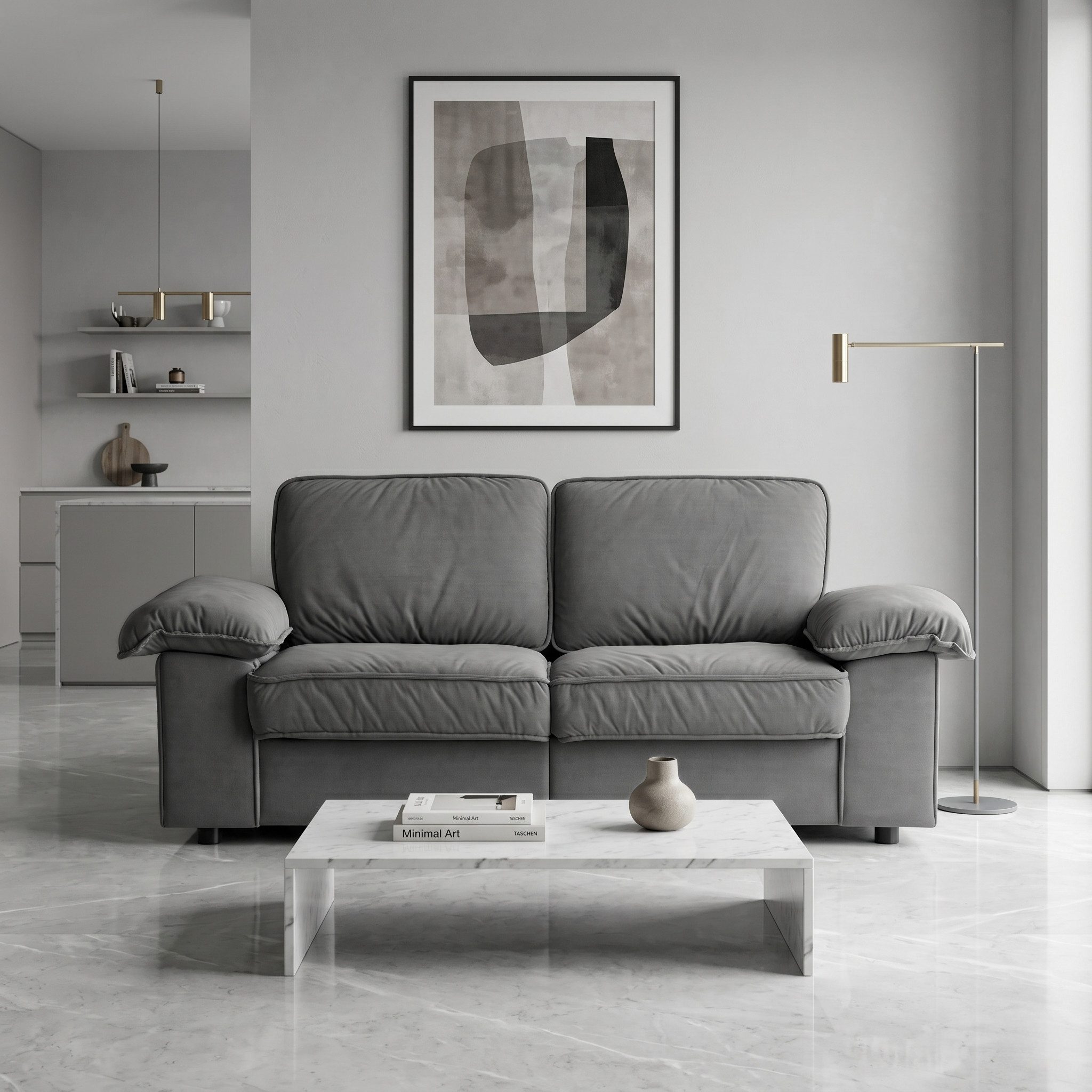 Celya Sofa mit Stauraum, 2-Personen-Sitz, Platzsparendes und komfortables Design, ideal für den täglichen Gebrauch im Wohn- oder Gästezimmer