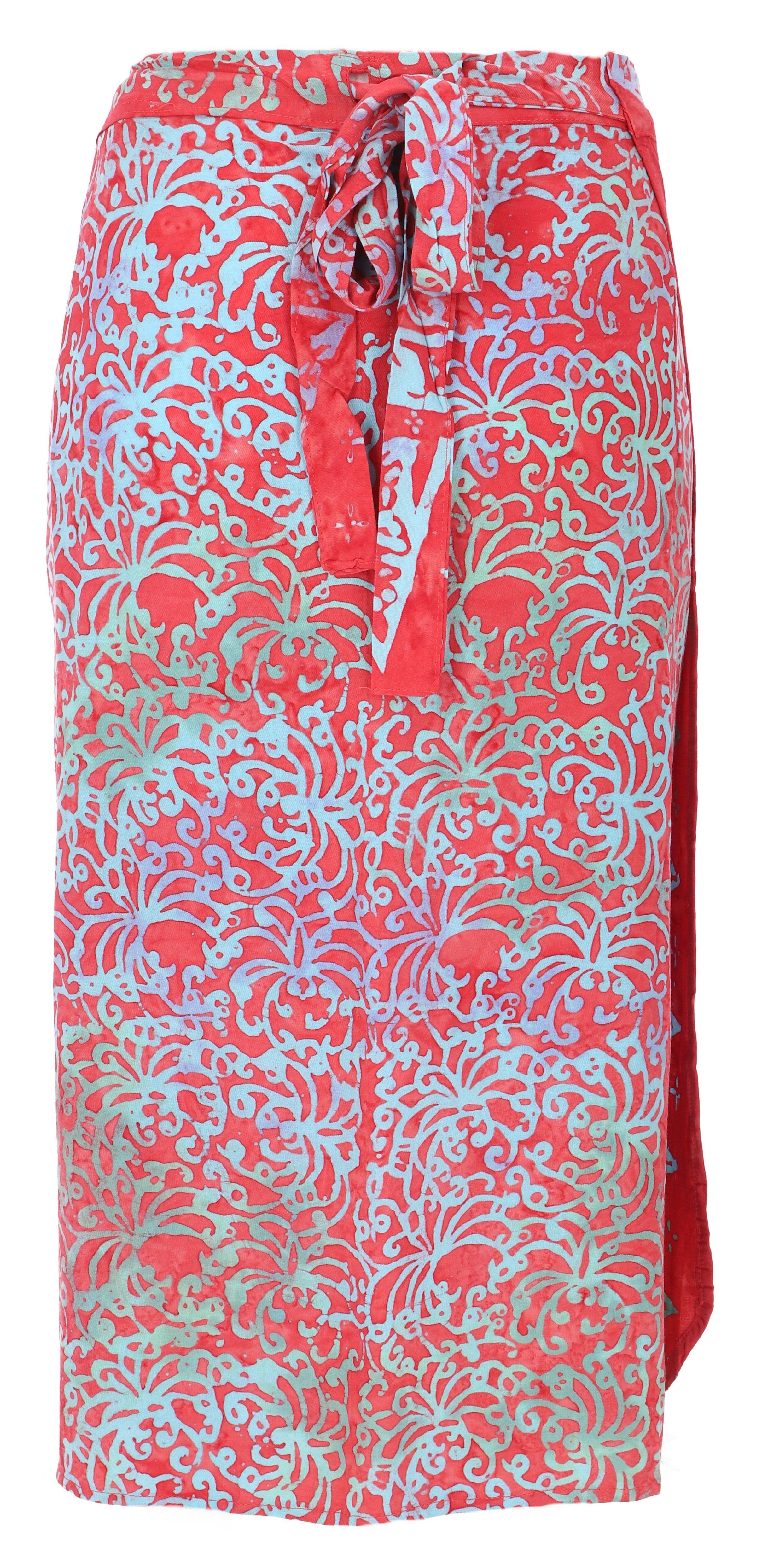 Guru-Shop Minirock 3/4 Wickelrock, Bali Sarong günstig online kaufen