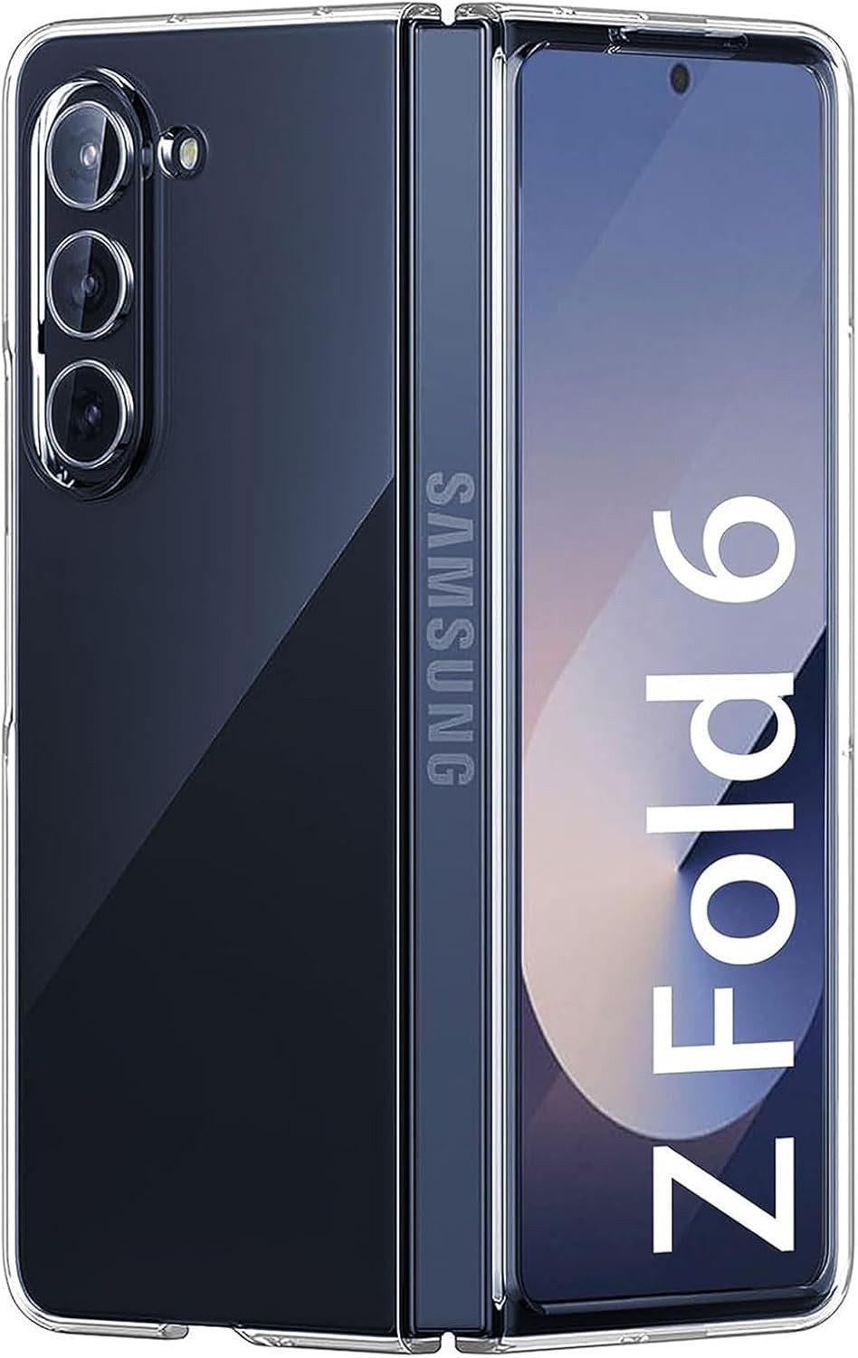 MSM Handyhülle Hülle + 1X Schutzglas für Samsung Galaxy Z Fold 6 5G Panzerfolie