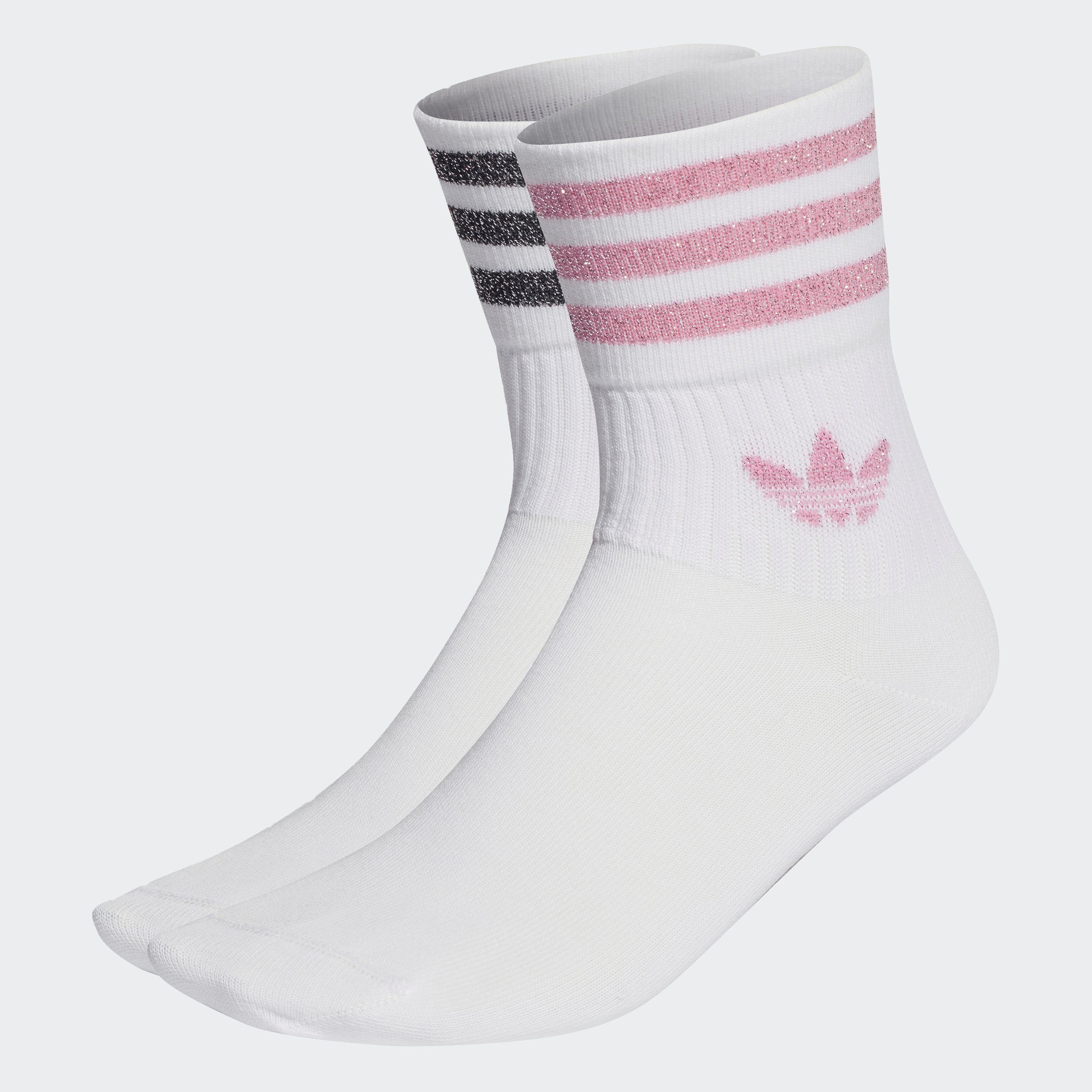 adidas Originals Sportsocken MIDCUT GLITTER CREW SOCKEN, 2 PAAR (2-Paar) günstig online kaufen