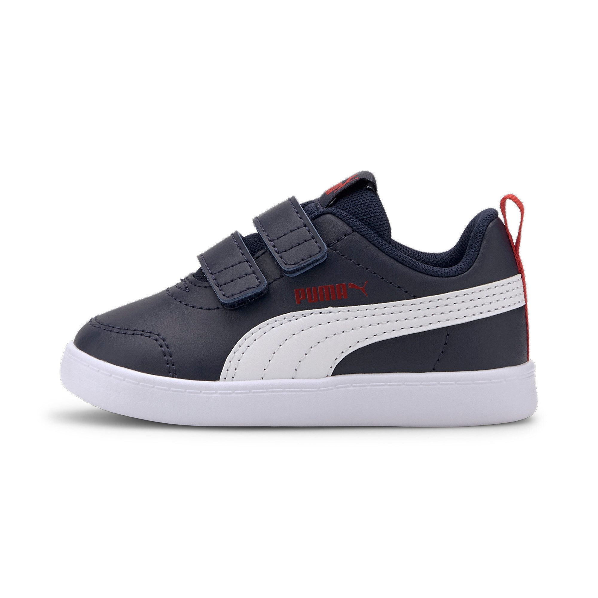 PUMA COURTFLEX V2 V INF Sneaker mit Klettverschluss, leicht profiliertes Laufsohlenprofil