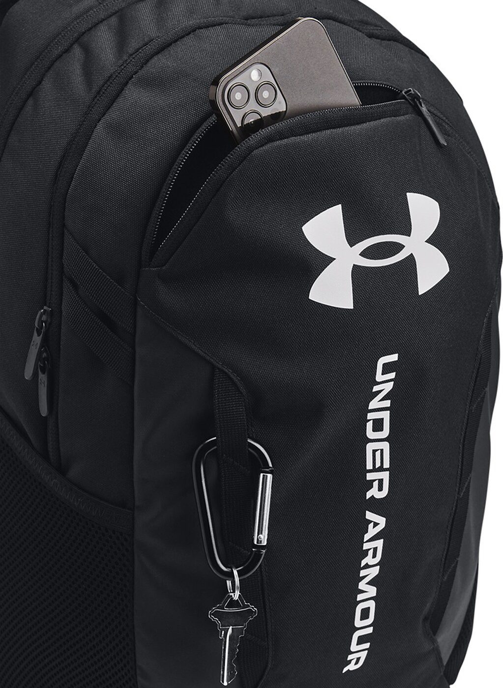 Under Armour® Cityrucksack UA HUSTLE 6.0 BACKPACK BLACK – Bild 4 von 5