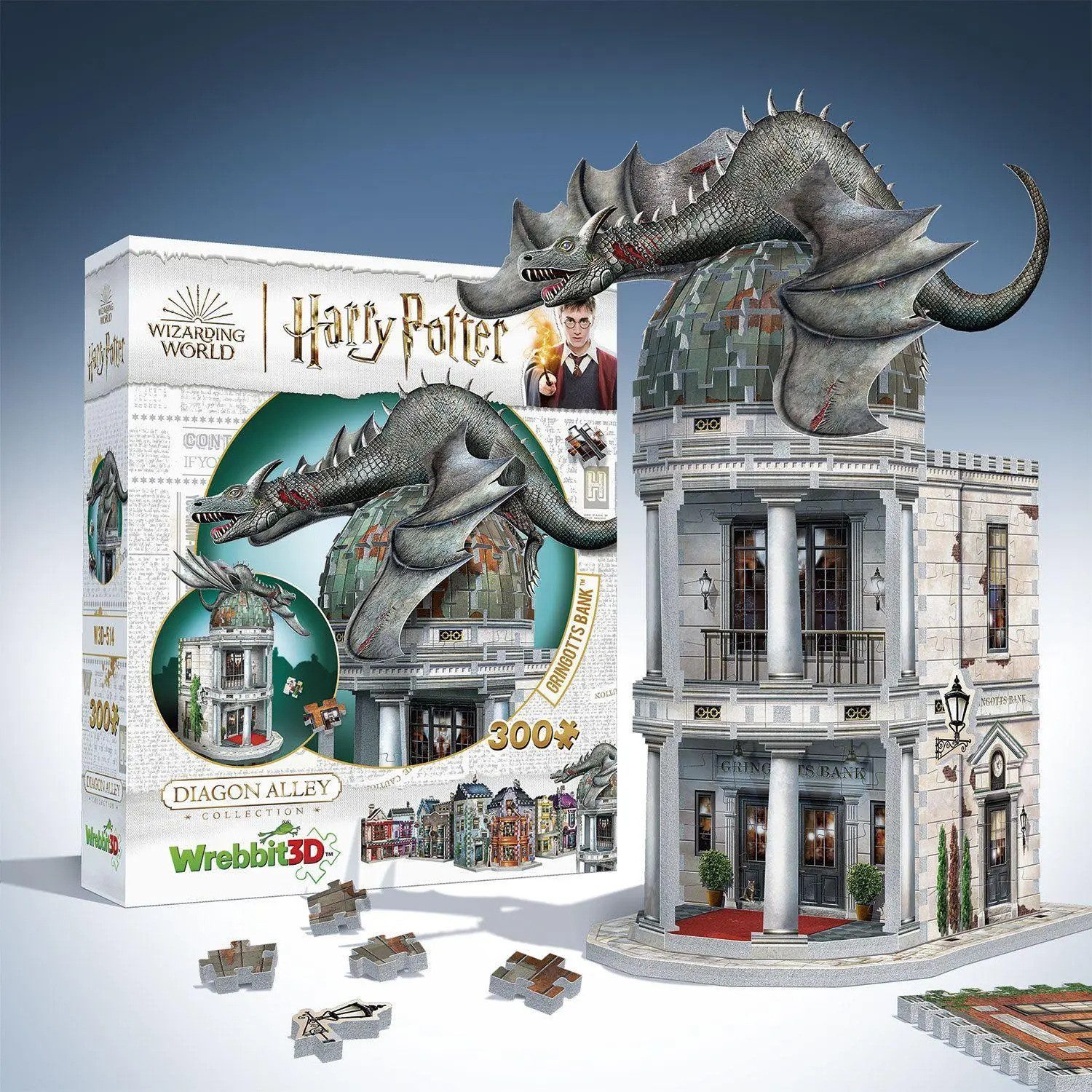 JH-Products Puzzle Gringotts Bank Harry Potter 3D Puzzle 300 Teile, 300 Puz günstig online kaufen
