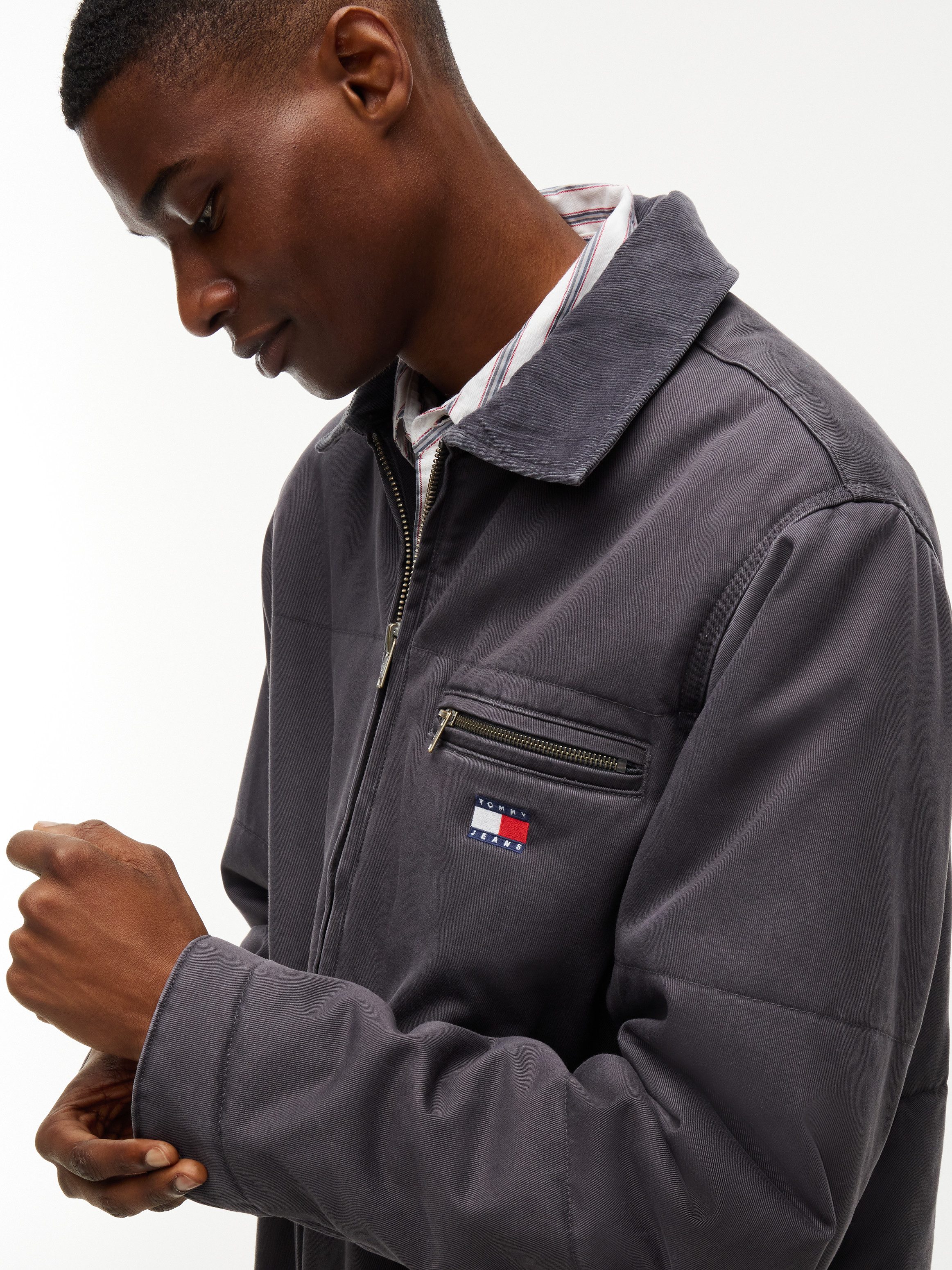 Tommy Jeans Anorak QUILTED COTTON JACKET Regular fit mit Reißverschlusstaschen – Bild 2 von 5