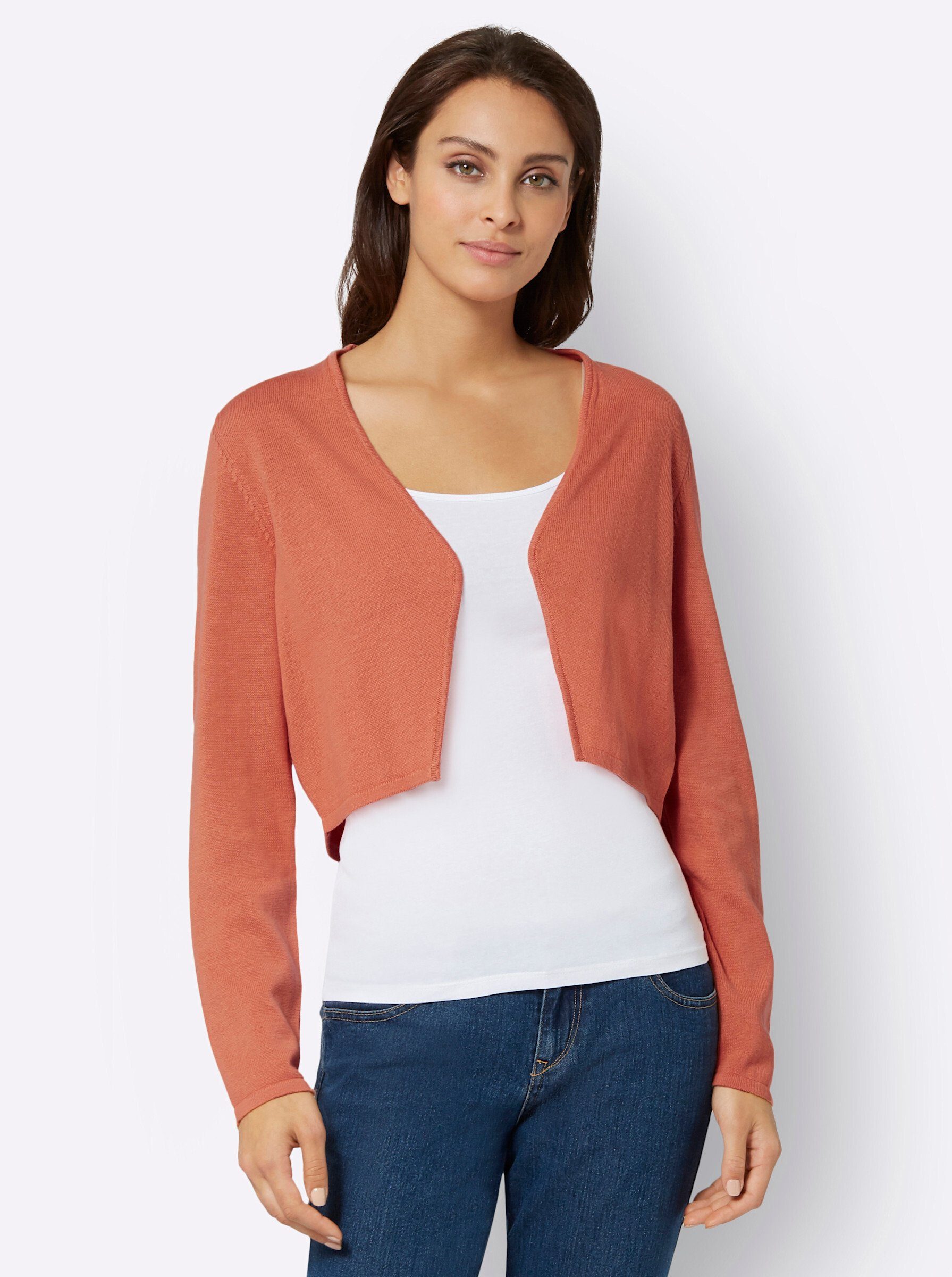 WITT Strickjacke papaya WEIDEN