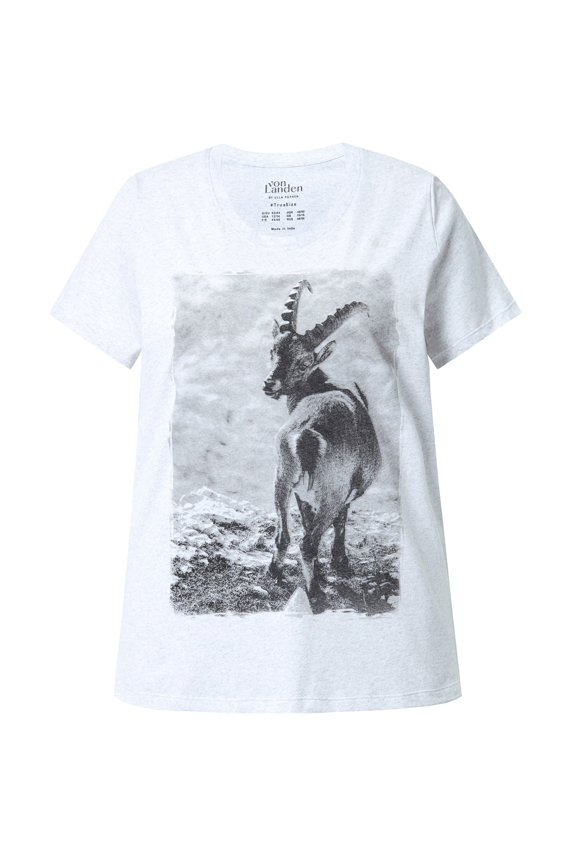 Ulla Popken T-Shirt T-Shirt Trachtenmotiv Classic günstig online kaufen