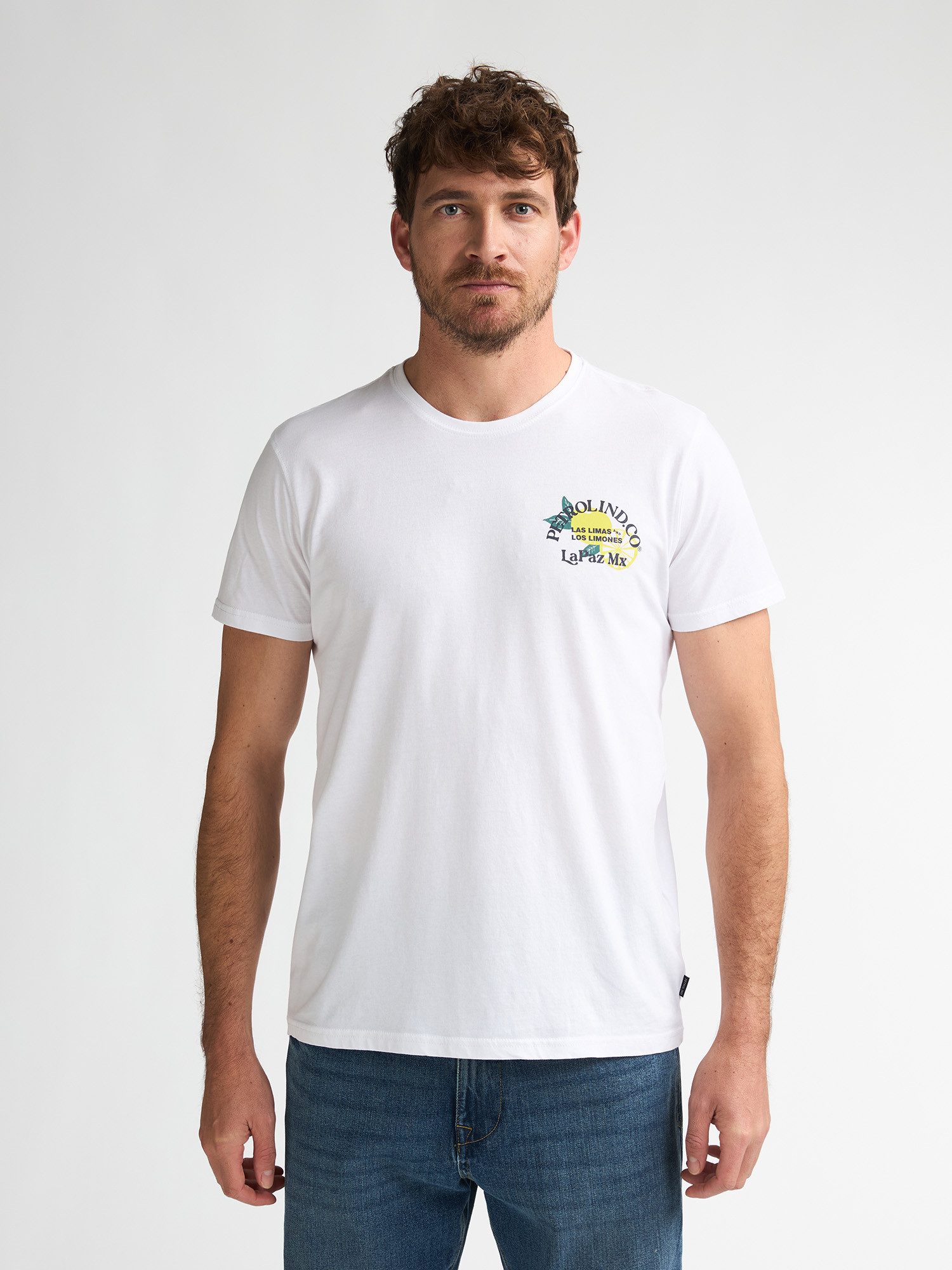 Petrol Industries T-Shirt CosmosAzul mit Rückenprint