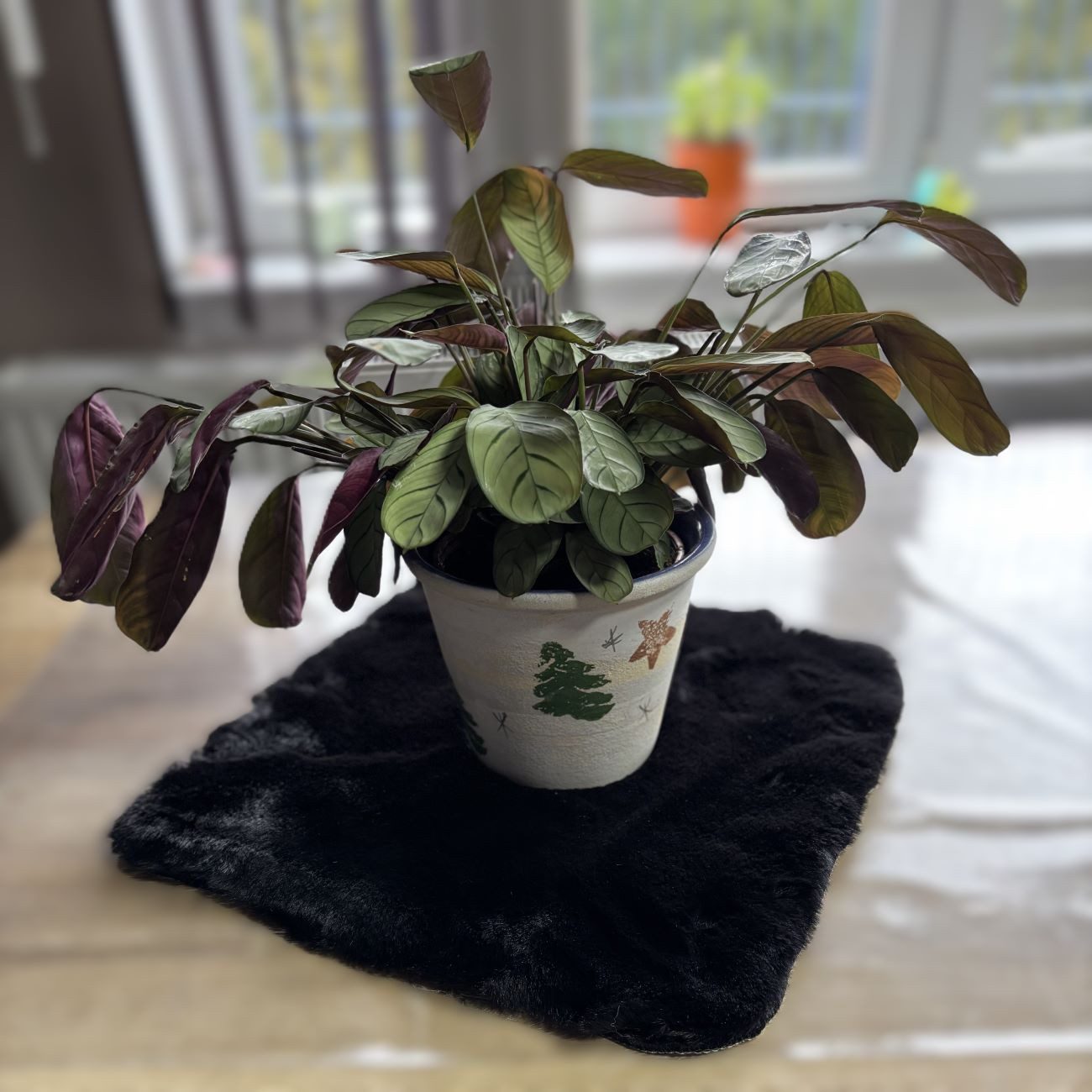 VIVA Home Tischläufer Dekofell Kuschelfell Ø 38 cm oder 38 x38 cm (Stück, 1 Läufer), kuschelig, weiche Dekoration