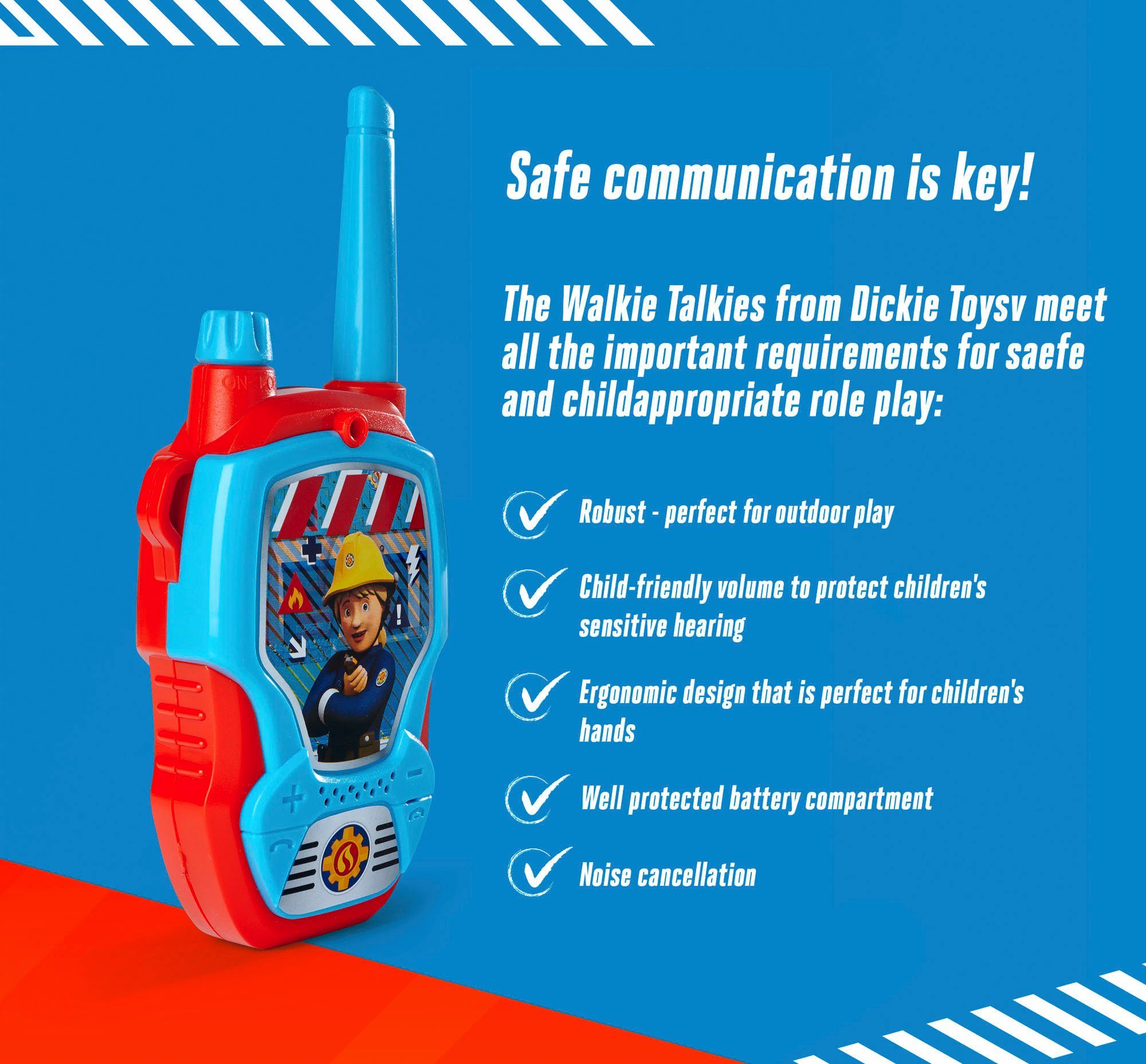 Feuerwehrmann Sam JADA Talkie Walkie