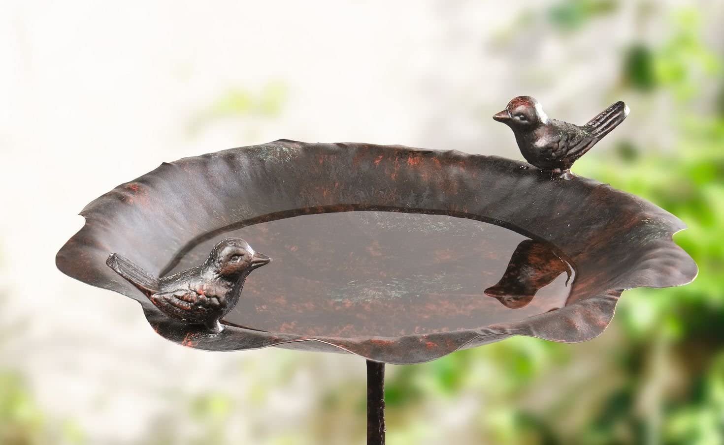 Dekoleidenschaft Vogeltränke "Piepmatz" aus Metall in günstig online kaufen
