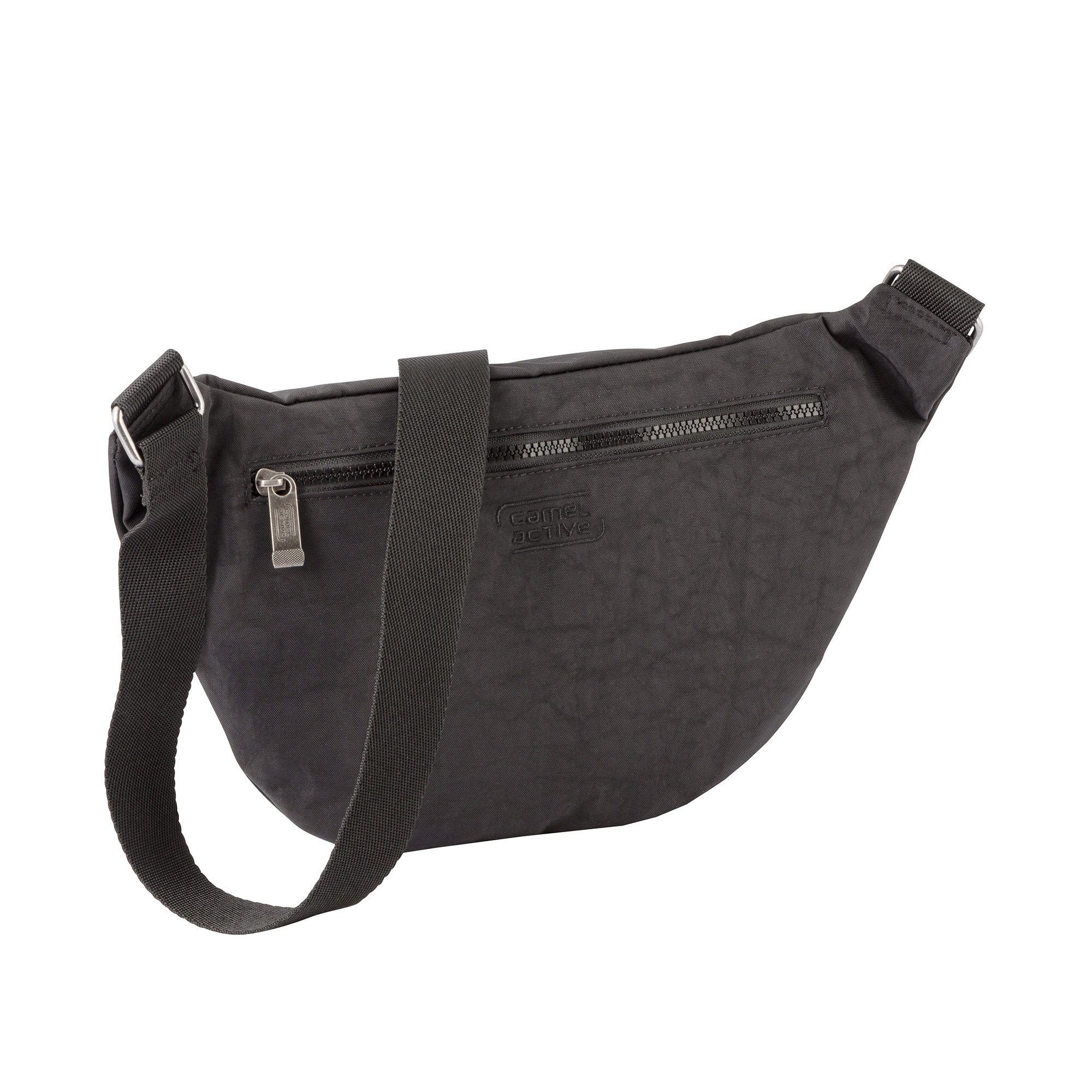 B00 im praktischen Umhängetasche schwarz Journey Design L, Cross active camel bag