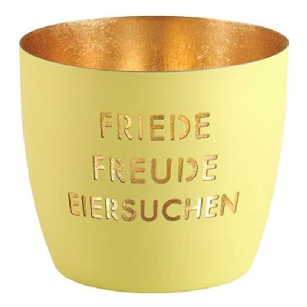 Giftcompany Osterfigur Windlicht Madras Friede, Freude Eiersuchen günstig online kaufen