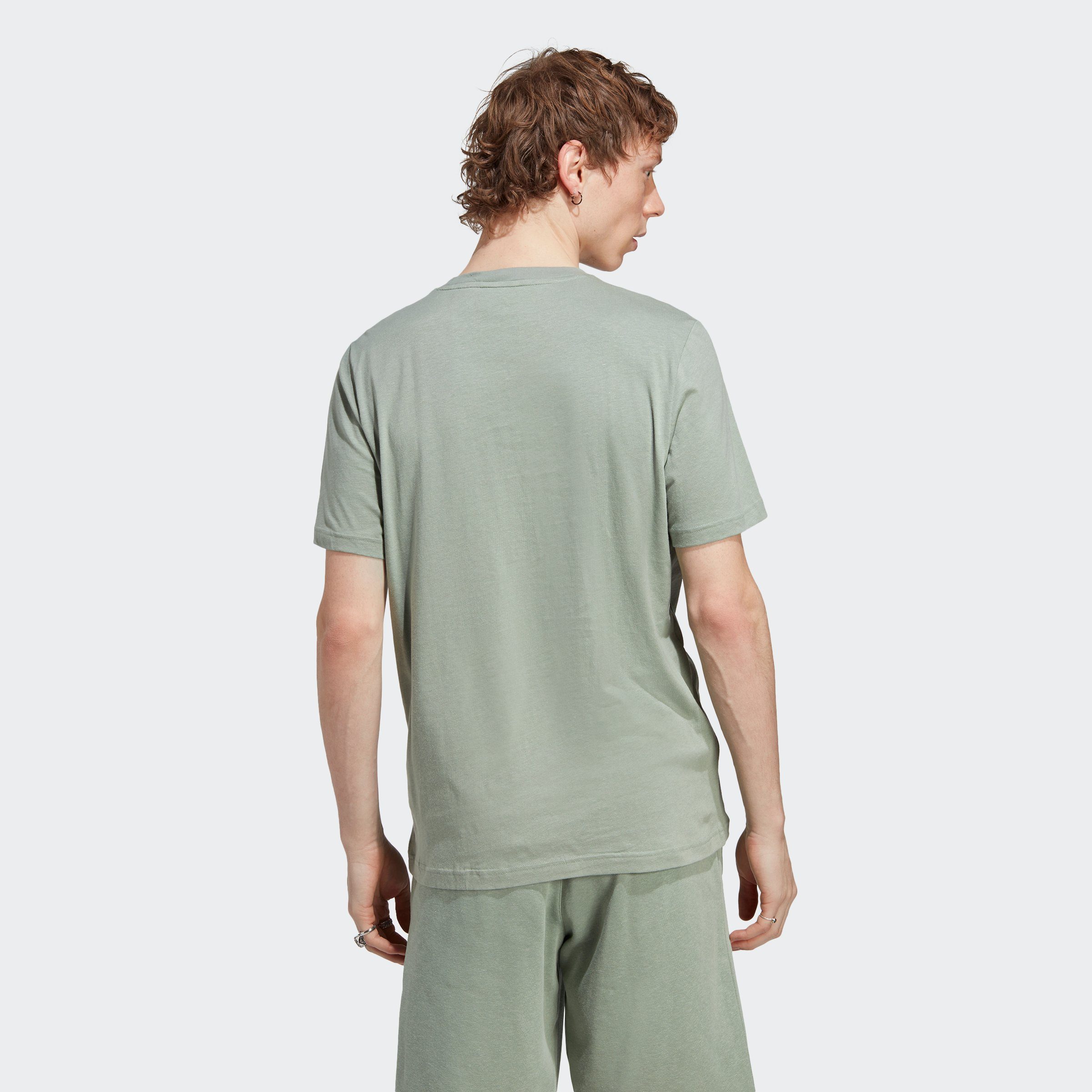 WITH HEMP adidas T-Shirt ESSENTIALS+ Silver Originals Green MADE