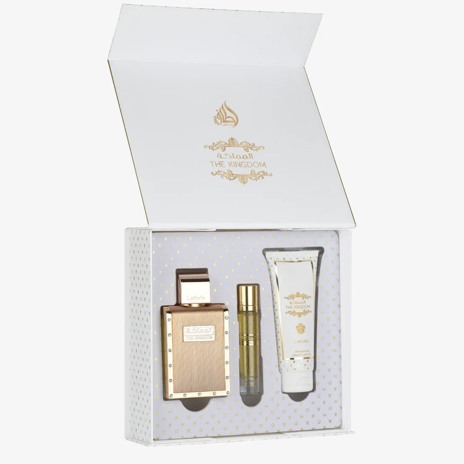 Lattafa Duft-Set The Kingdom Man Fragrance 3er Gift Set, 3-tlg.