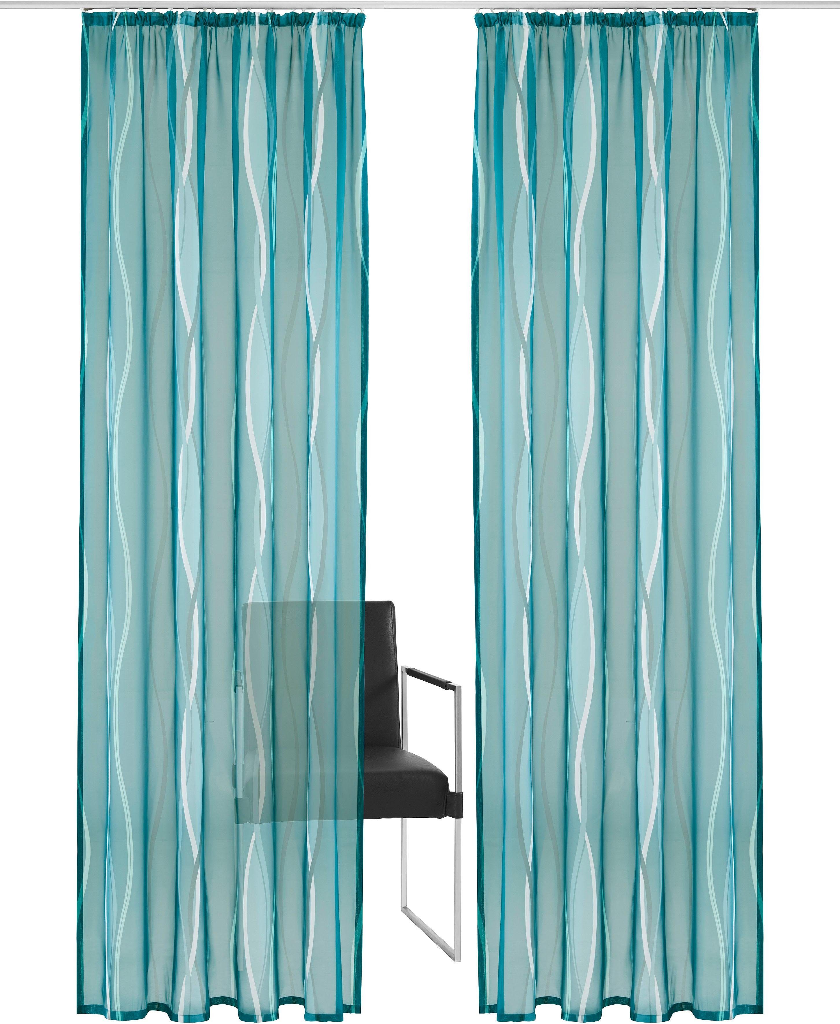 my home Gardine Dimona, Kräuselband (2 günstig online kaufen