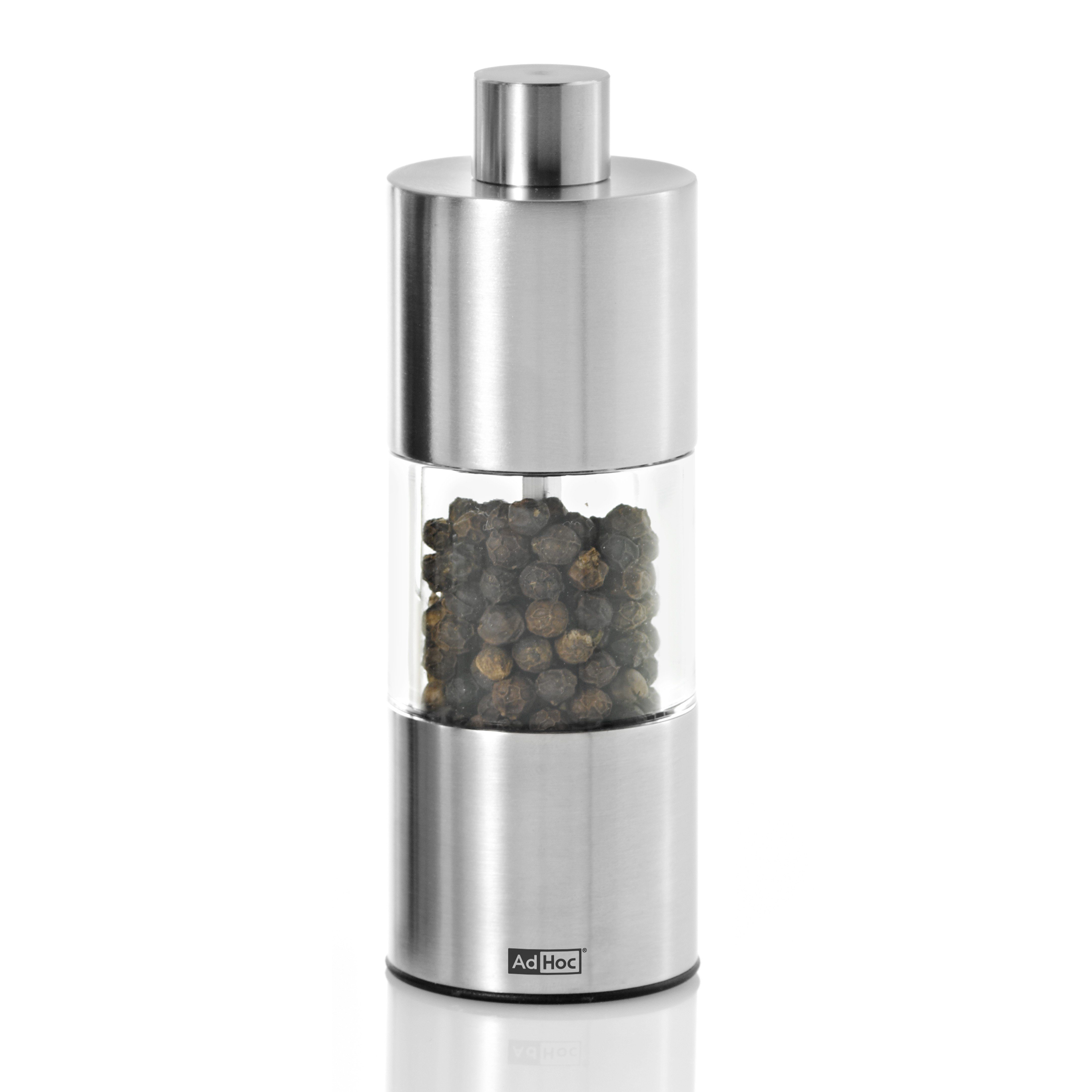 AdHoc Salz-/Pfeffermühle CLASSIC, CLASSIC MEDIUM, CLASSIC LARGE manuell, (1 Stück), klassische Mühle in drei Größen mit Keramikmahlwerk
