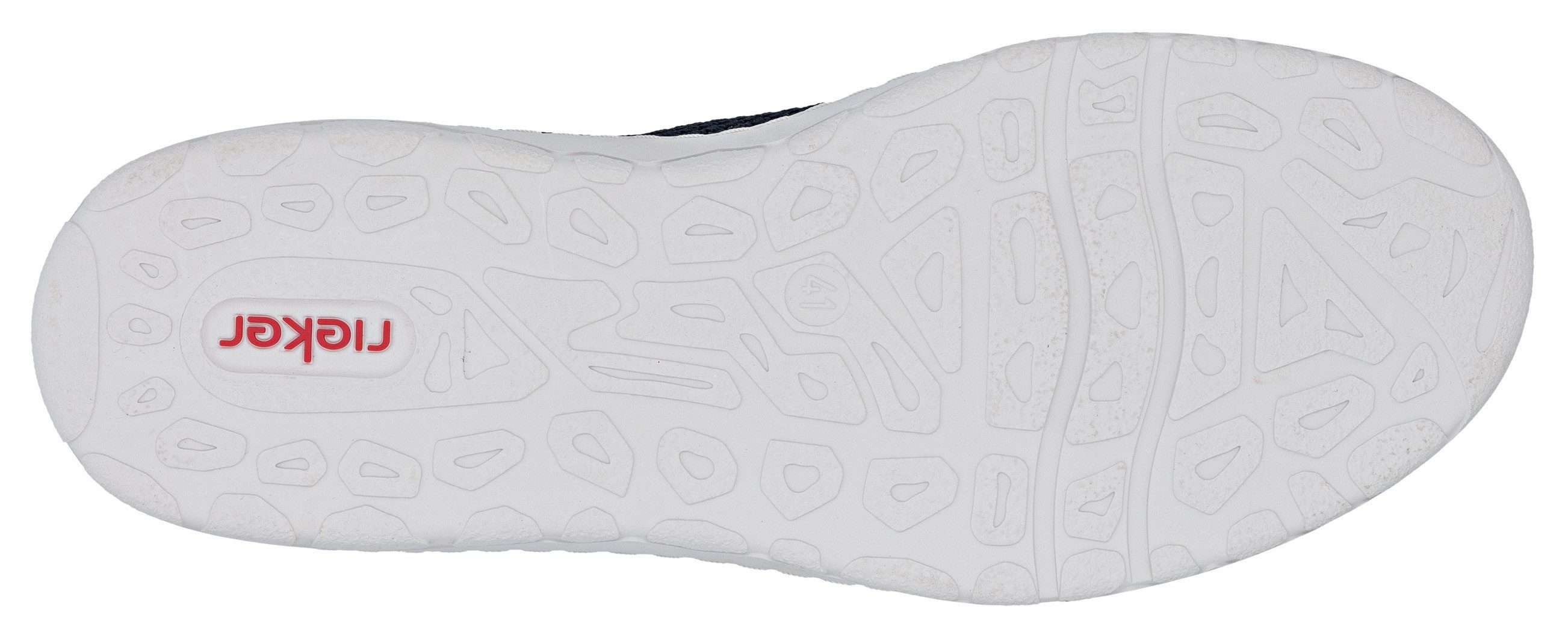 Rieker Slip-On Sneaker Slipper, Schlupfschuh, Freizeitsneaker mit leichter Laufsohle