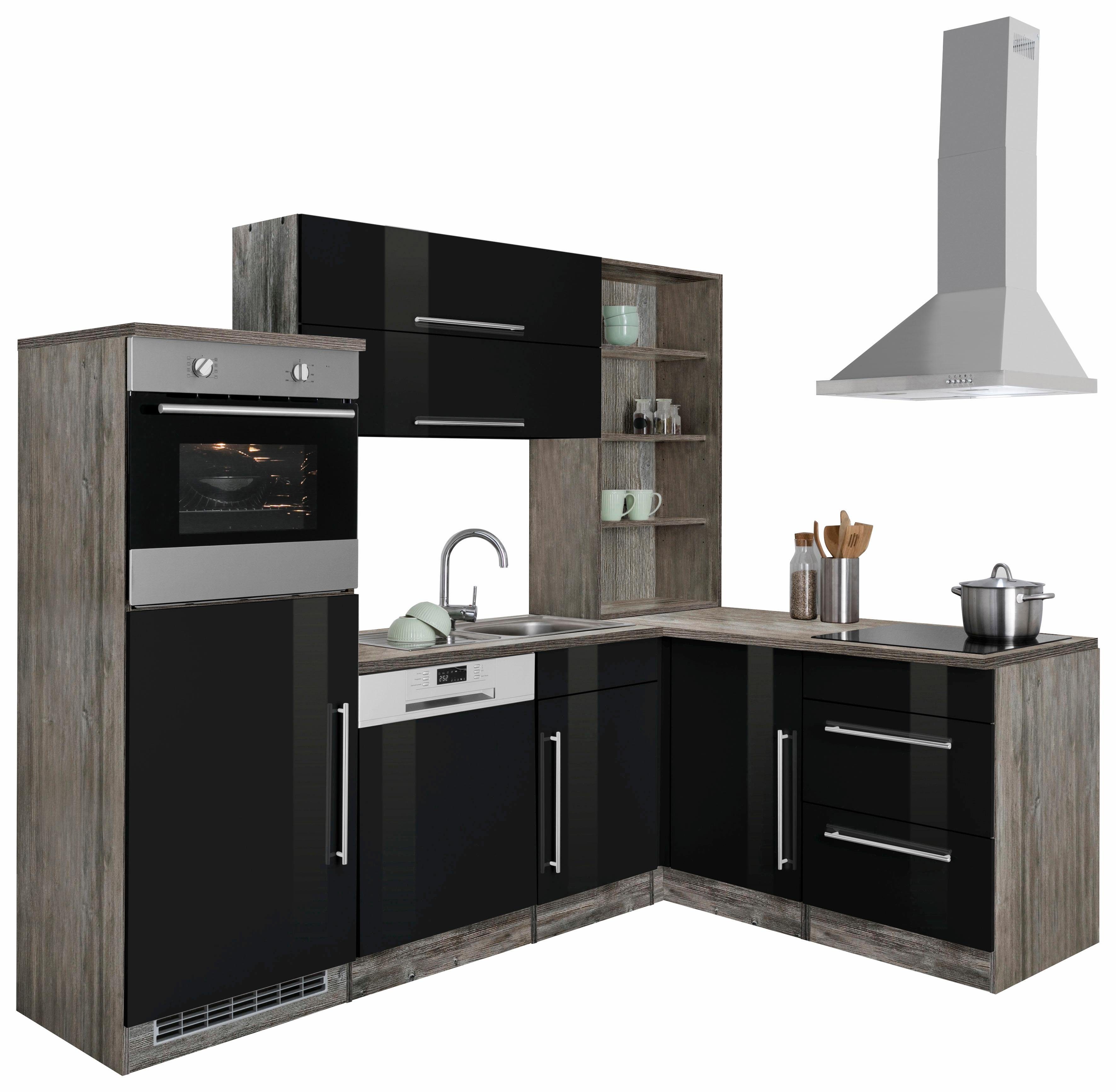 KOCHSTATION Winkelküche KS-Samos, Stellbreite 230x170 cm, wahlweise mit E-Geräten, mit Arbeitsplatte. Reduzierter Preis € 3.102,99. Unverbindliche Preisempfehlung € 4.519,00