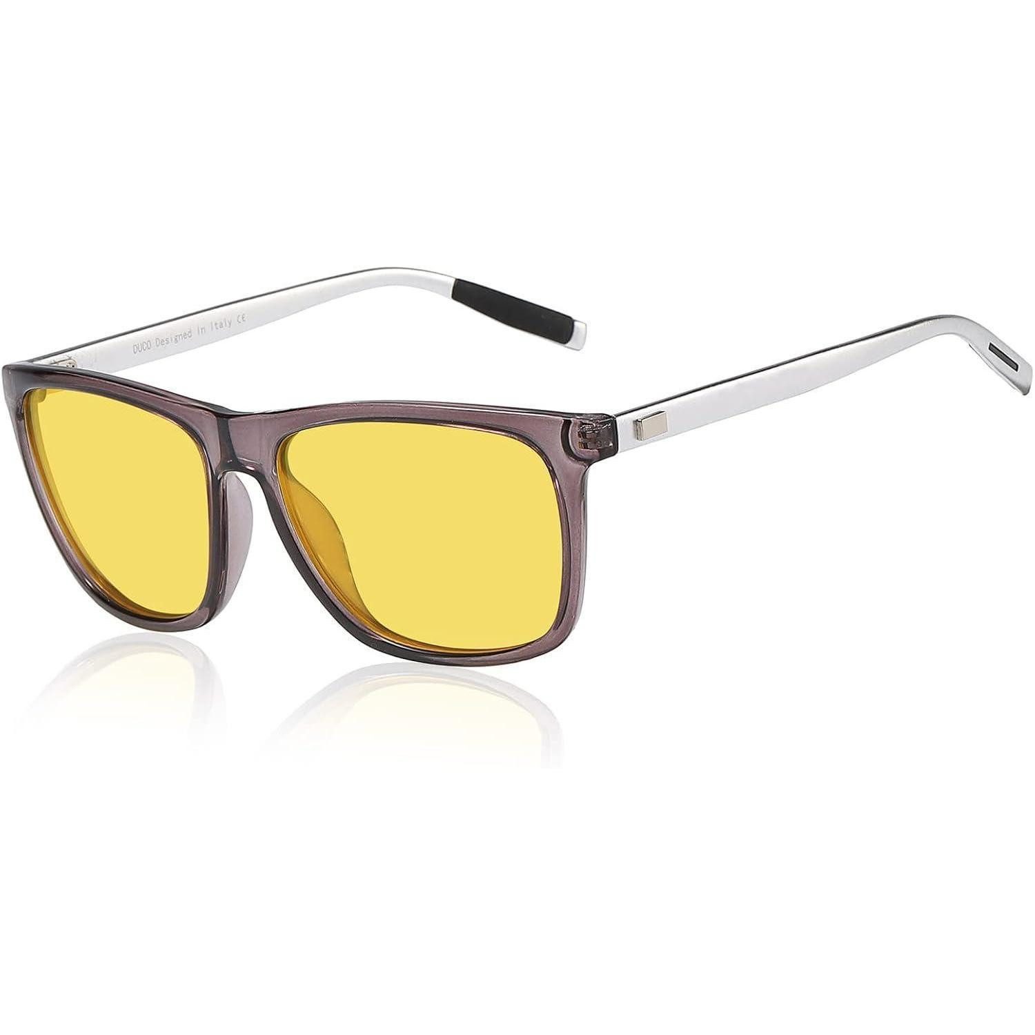 LuxusKollektion Sonnenbrille Nachtsichtbrille für Autofahrer polarisierte gelbgetönte Gläser