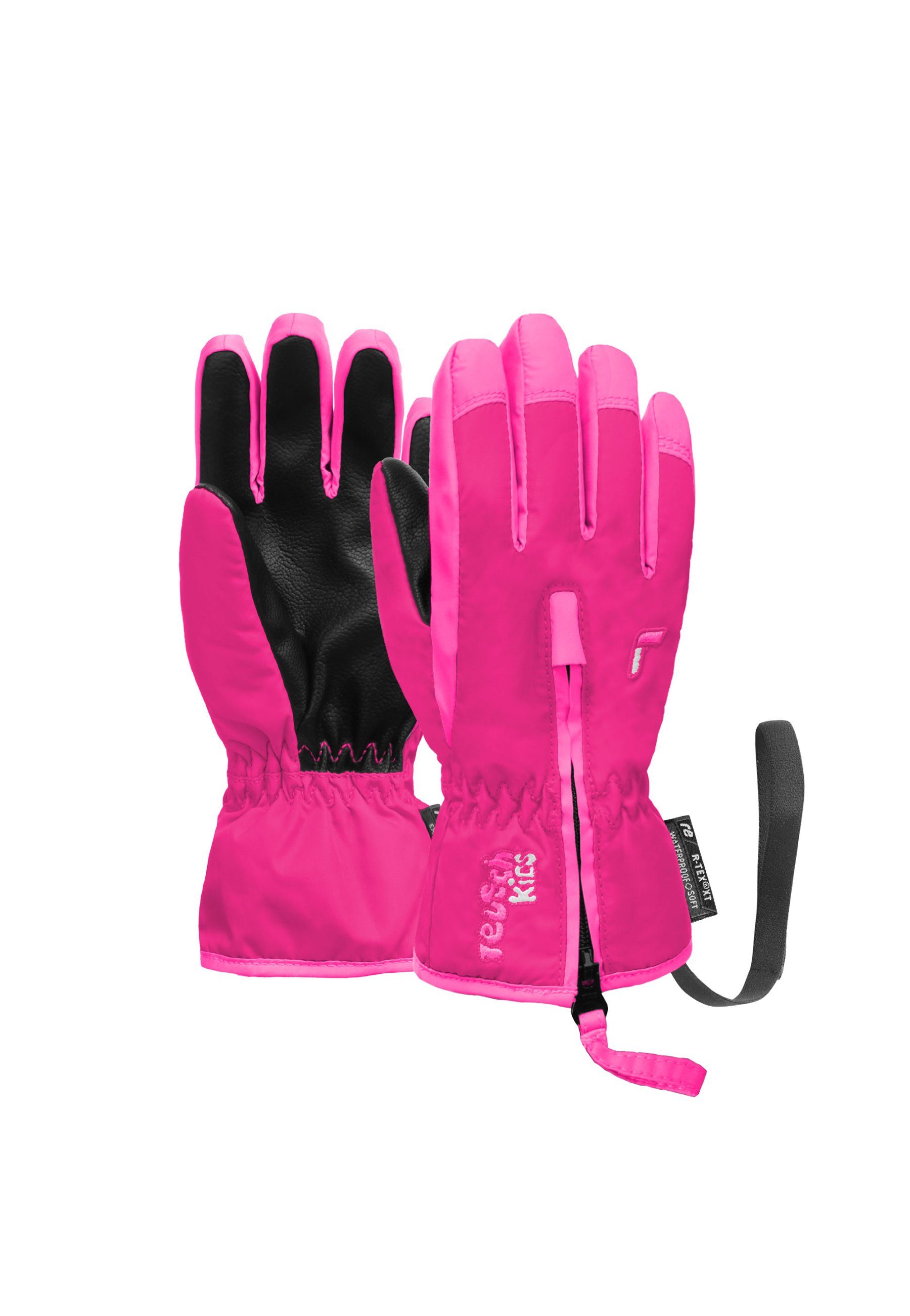 Reusch Skihandschuhe Ben mit praktischer Handgelenkschlaufe rosa | Handschuhe