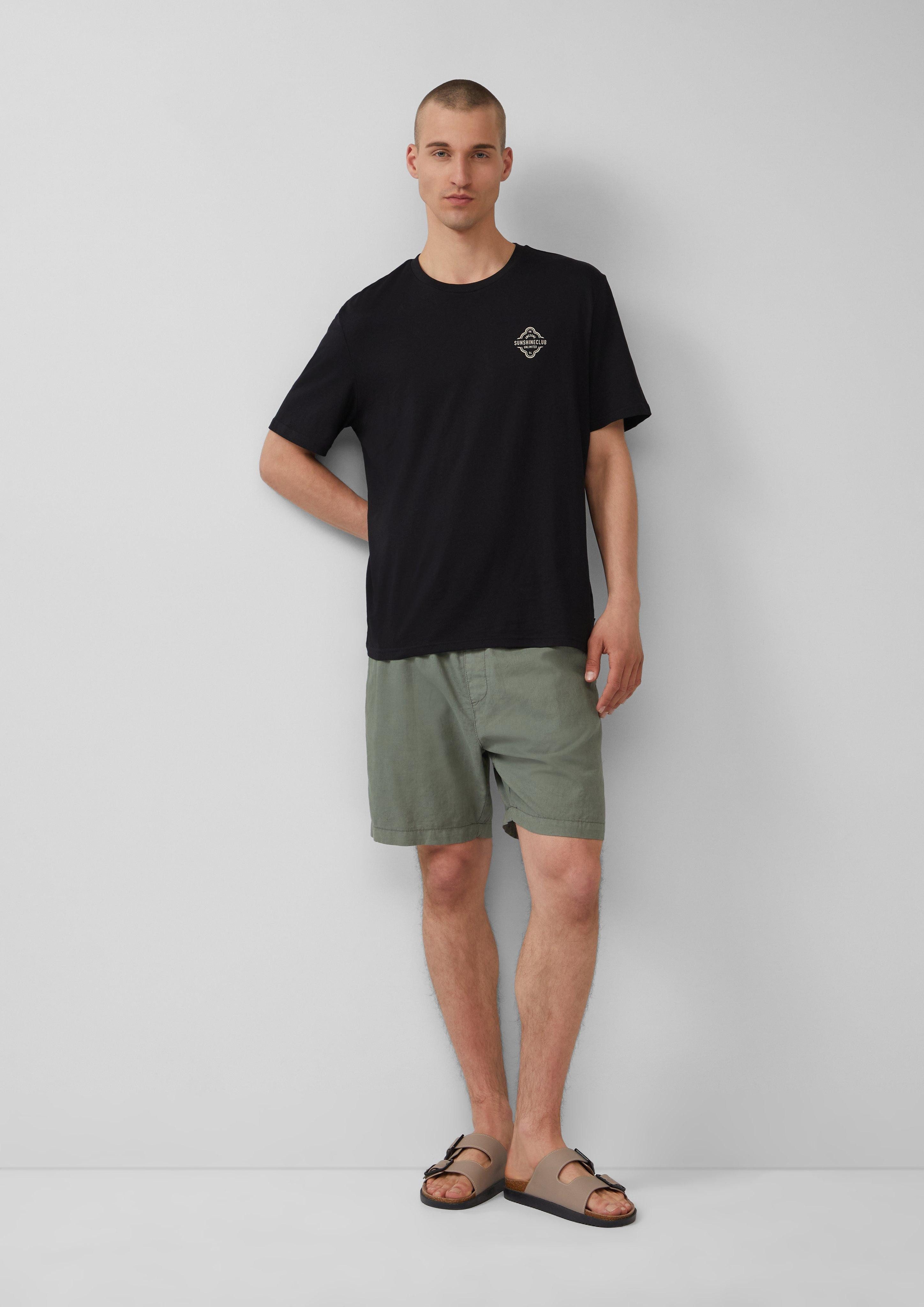 QS Bermudas Shorts aus Leinenmix günstig online kaufen