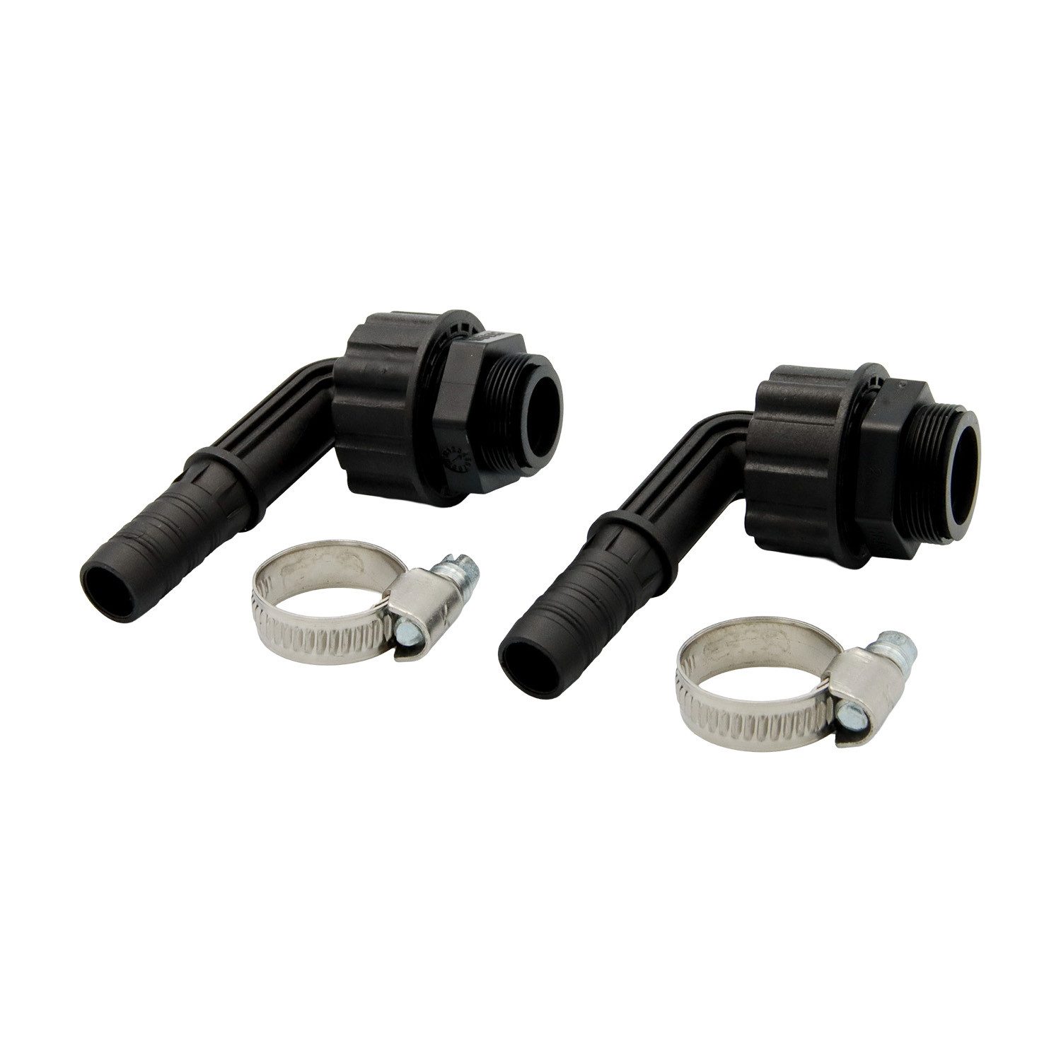 Haas Otto Schlauchadapter Zapfadapter-Set mit Schlauchschellen
