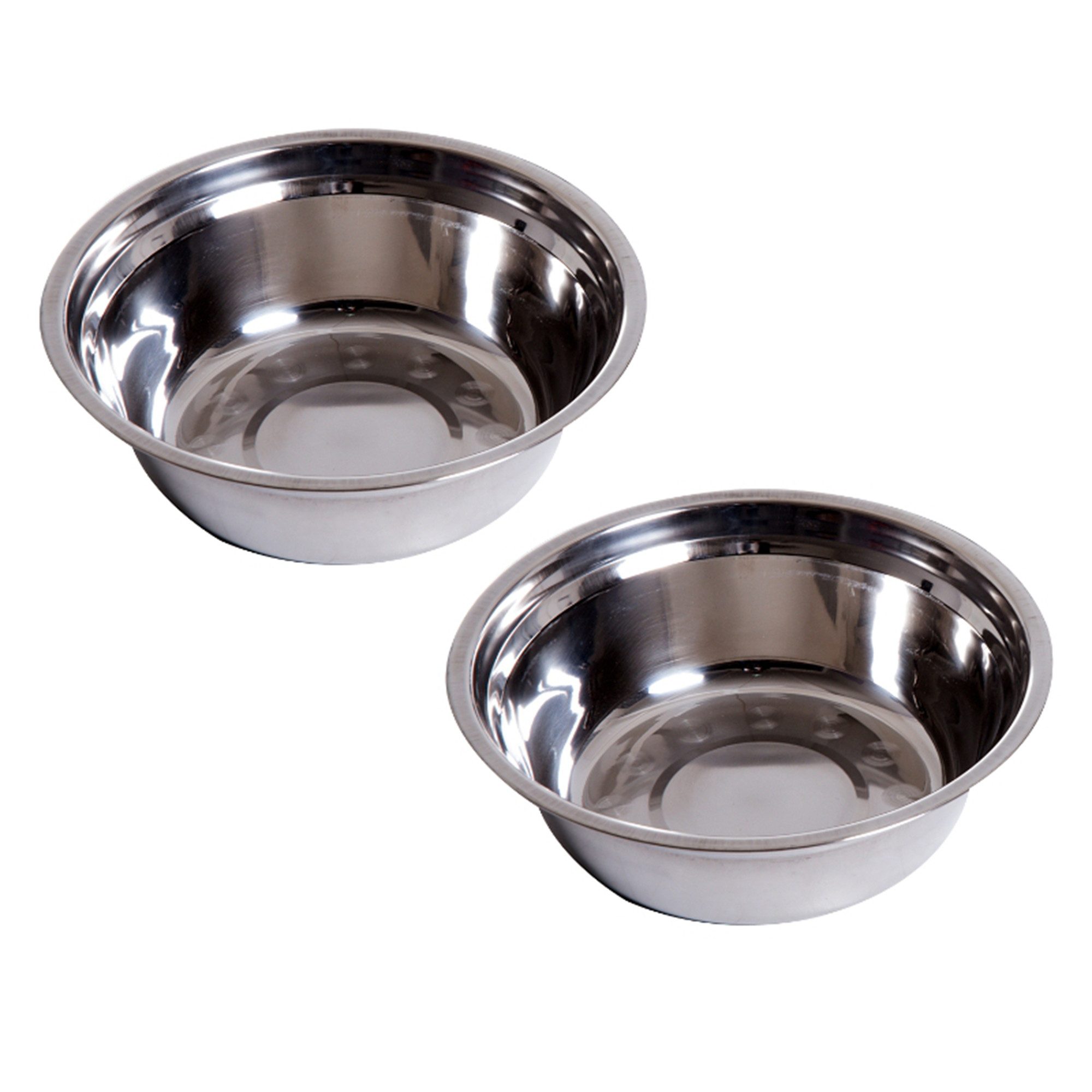MC Star Futternapf Hunde-Futterstation, rutschfest, 58,4 x 30,5 x 25,4cm, Grau, 2L pro Napf