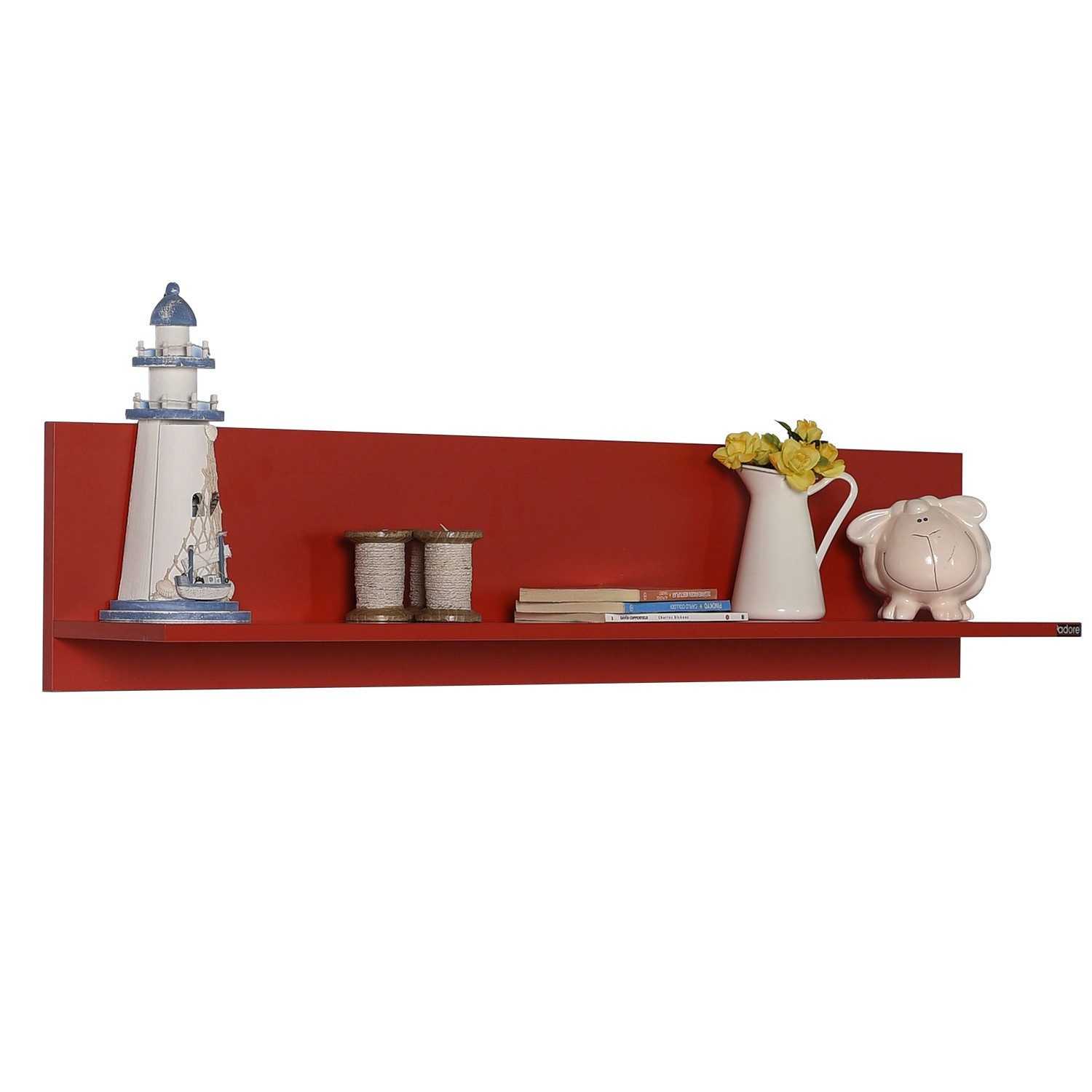 Skye Decor Wandregal 100% MELAMINE COATED PARTICLE BOARD, 25 cm x 20 cm x 120 cm R1760