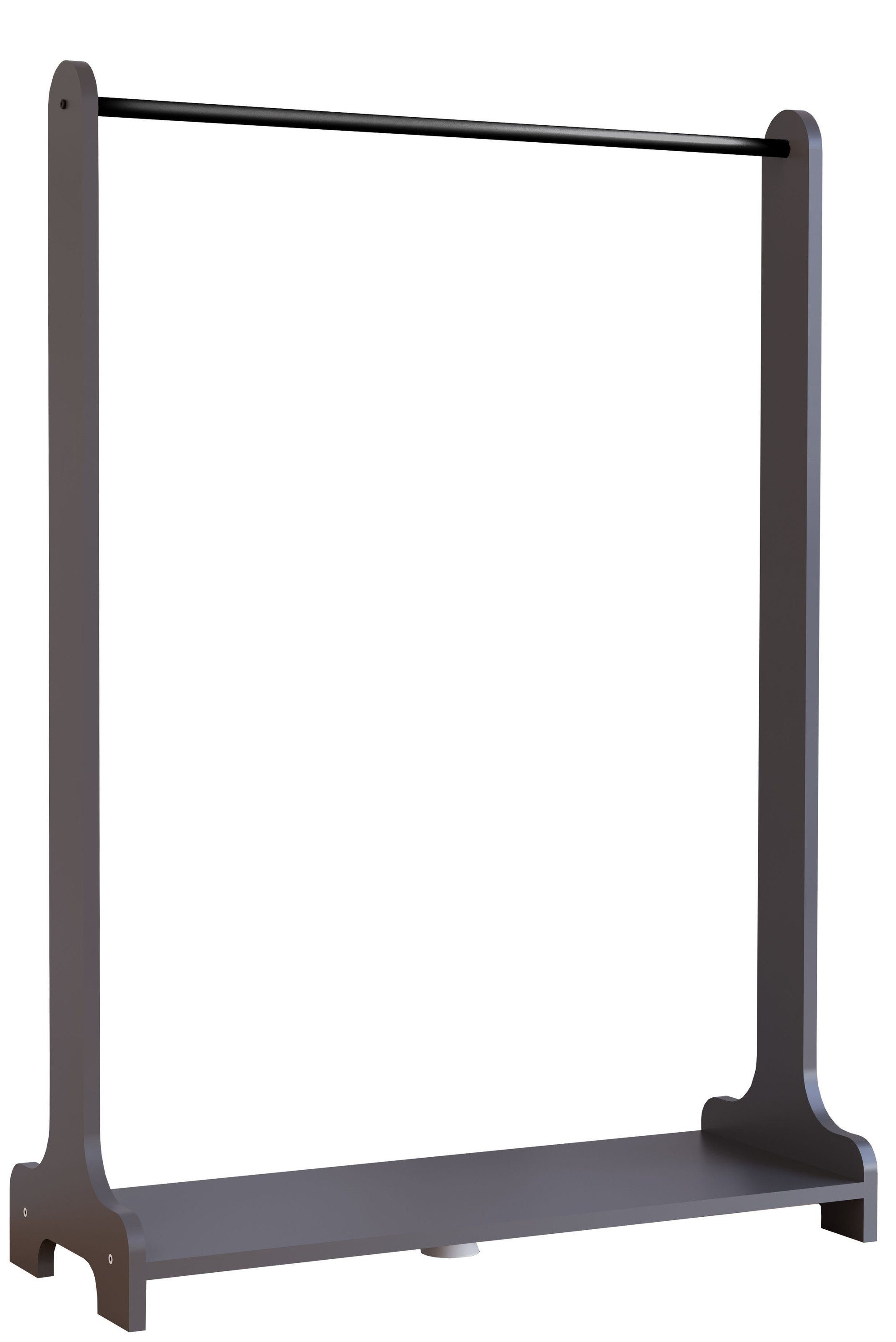 Kleiderschrank Kleiderschrank (1-St) begehbarer Lempu Offener M VCM Regal Anthrazit