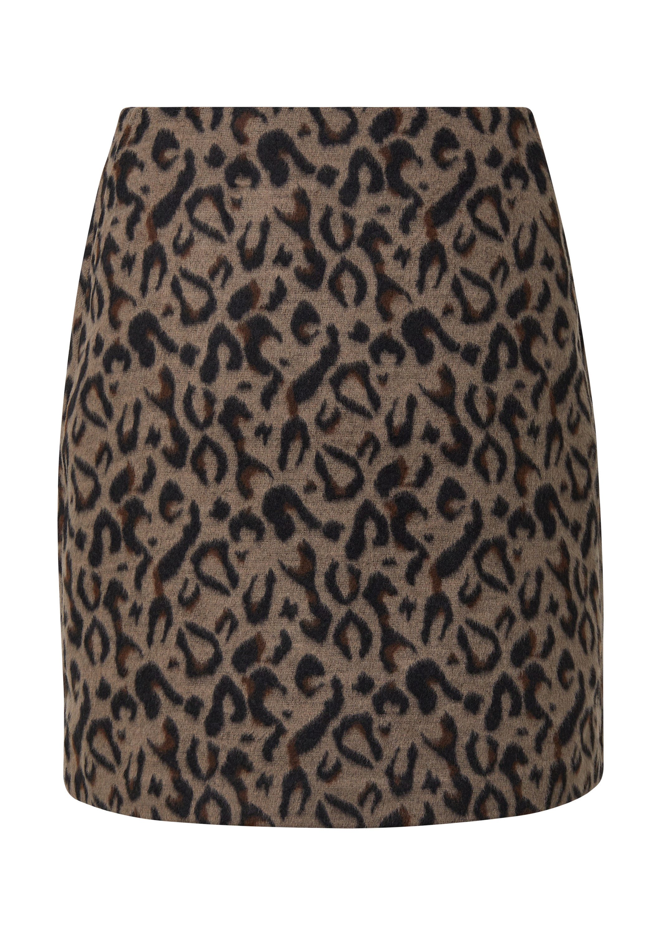 s.Oliver Minirock Rock Kurzer Rock mit Leo-Muster günstig online kaufen