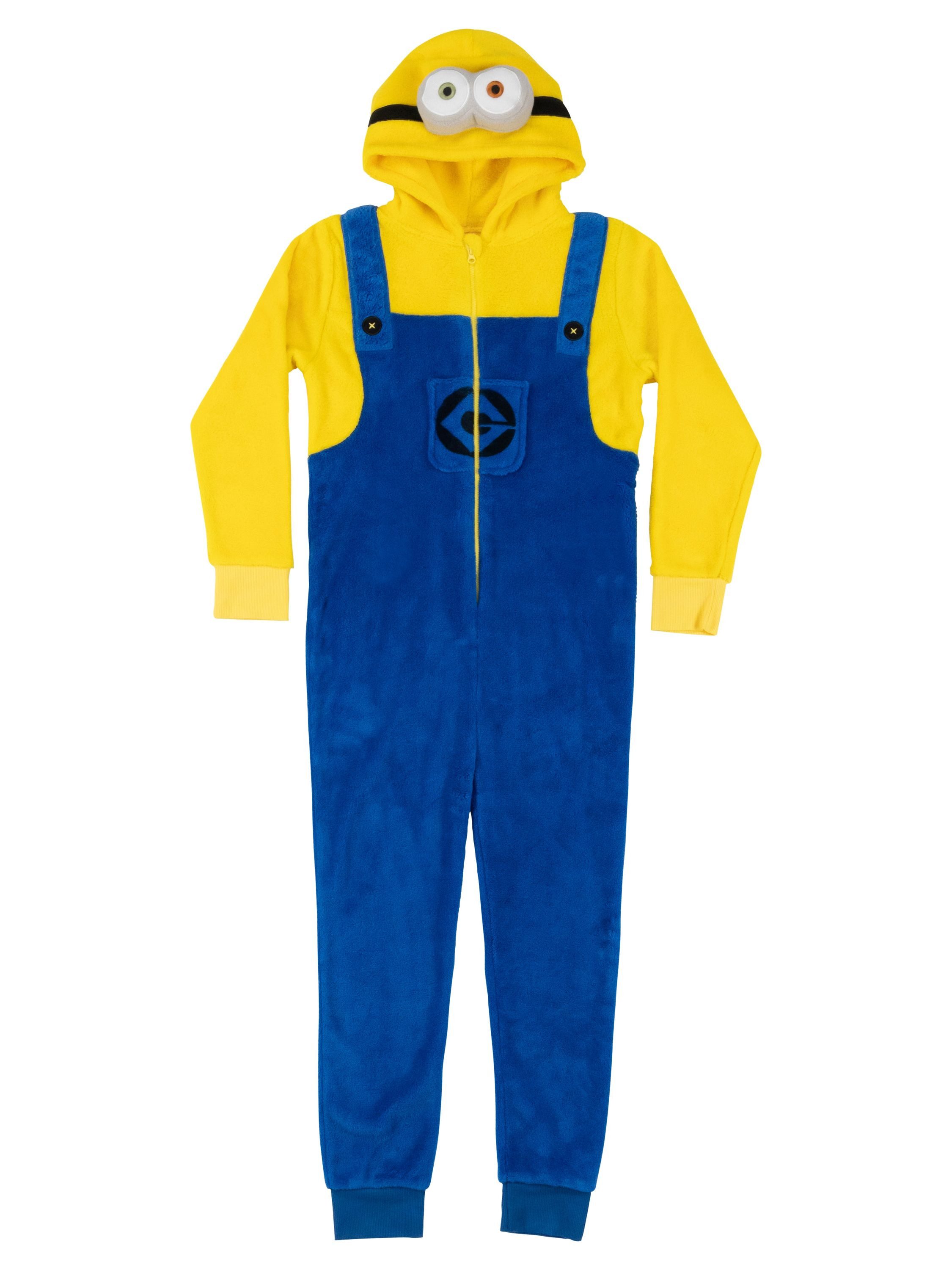 United Labels® Jumpsuit Minions Jumpsuit mit Kapuze Overall Onesie Einteiler