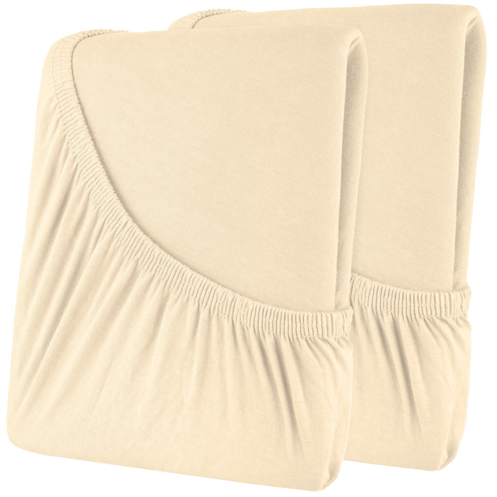 CelinaTex Spannbettlaken High-Line Laken Jersey Rundumgummi günstig online kaufen