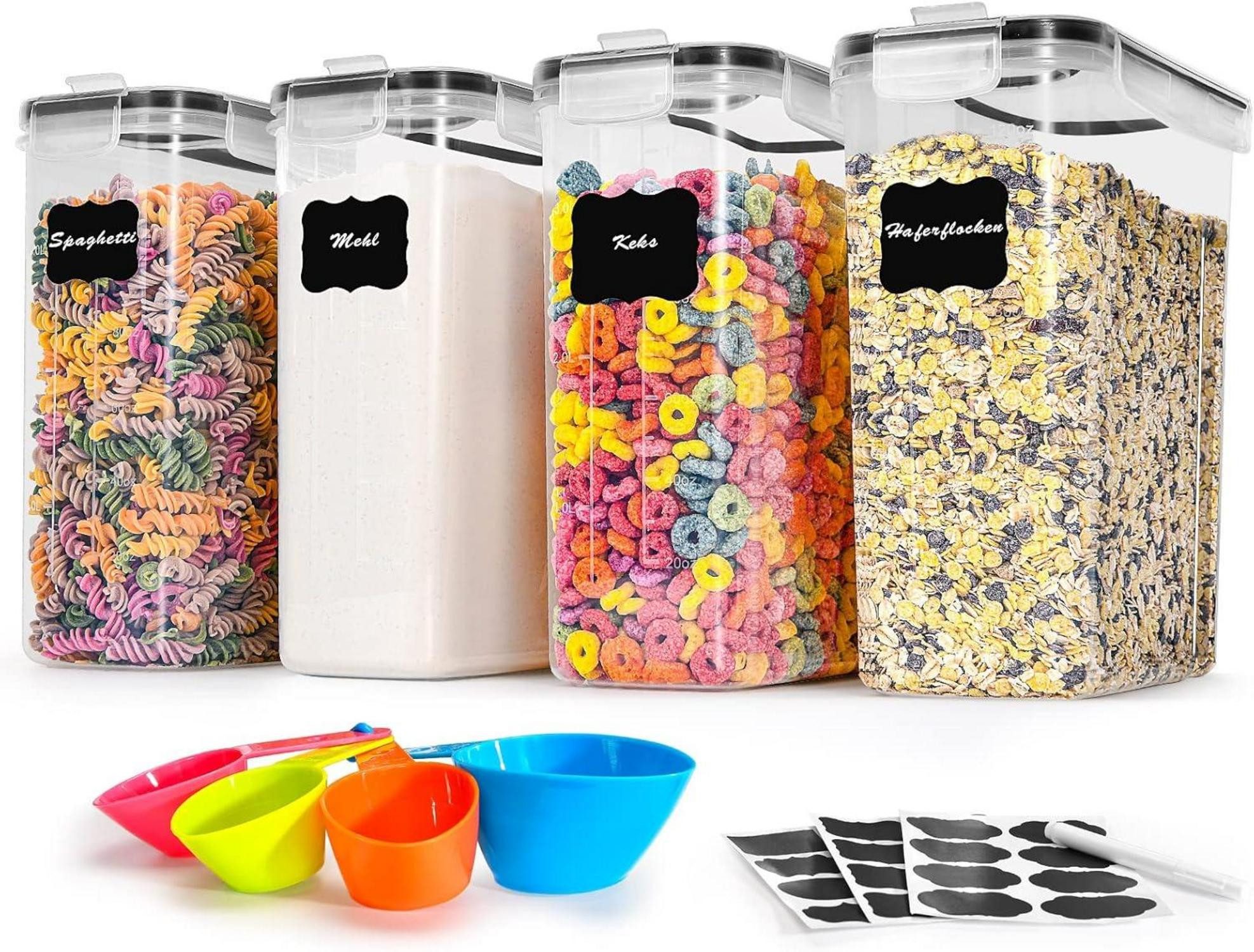 LuxusKollektion Aufbewahrungsbox Vorratsdosen 4L Set 4 günstig online kaufen