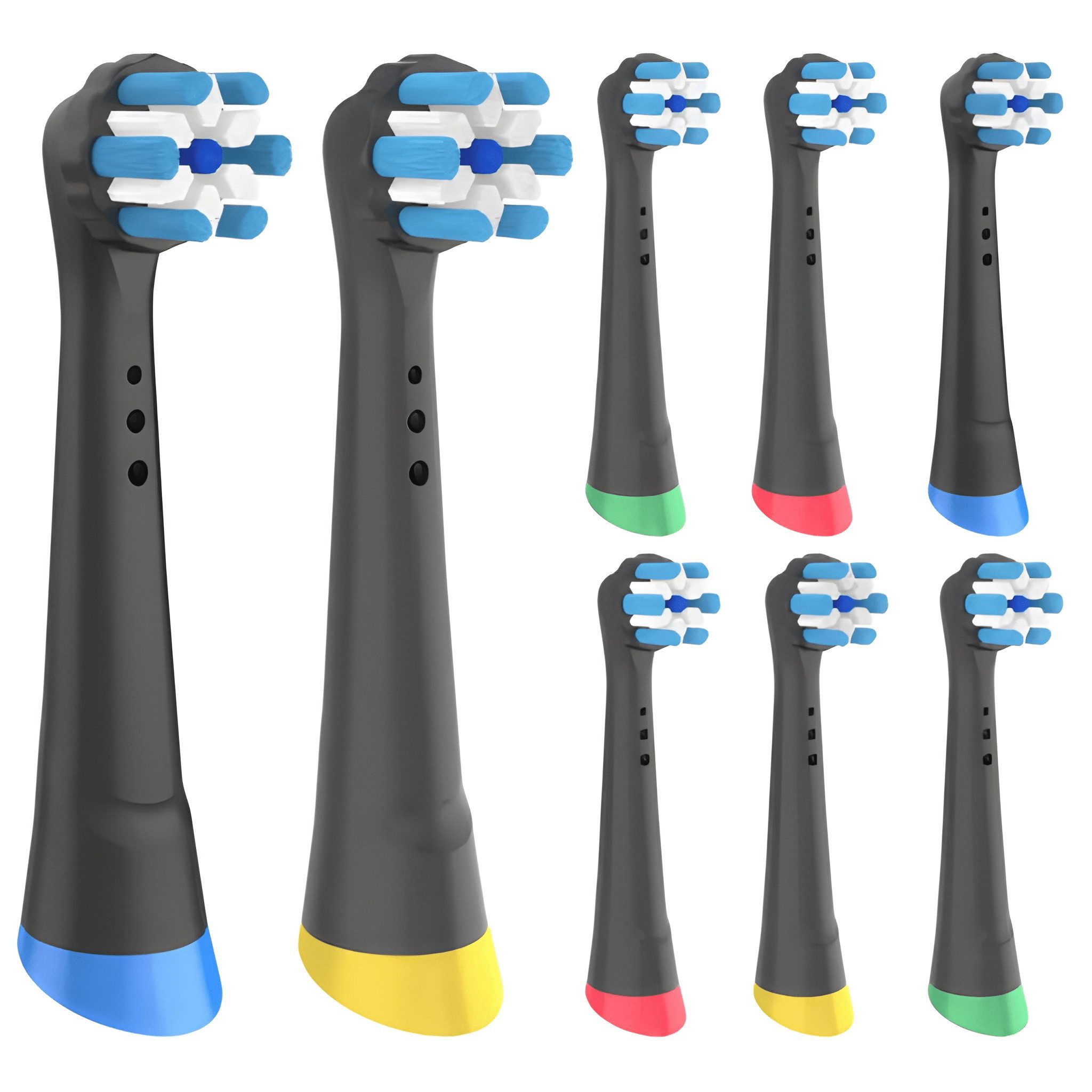 Athlix Aufsteckbürsten 8x Aufsteckbürsten Kompatibel mit Oral B IO - Ersatzbürsten, kompatibel mit Oral B IO Serie 3/4/5/6/7/8/9/10