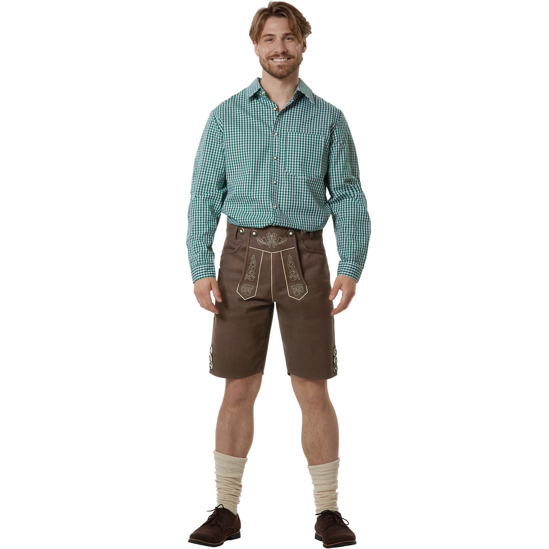 dressforfun Trachtenlederhose Kunstlederhose günstig online kaufen